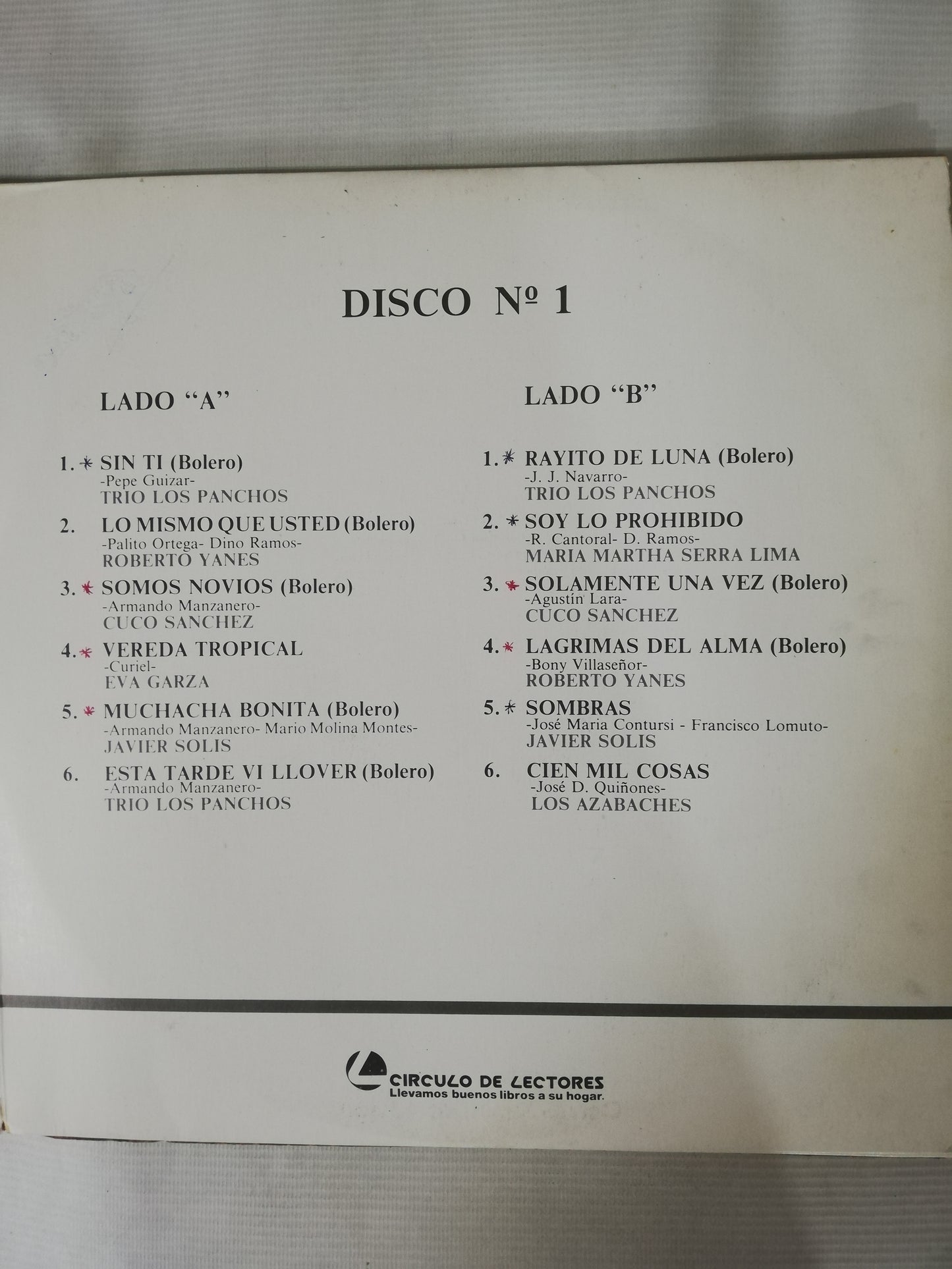 LP SELECCIONES CIRCULO DE LA MÚSICA TOMÁNTICA - VARIOS INTÉRPRETES - VINYL X 3