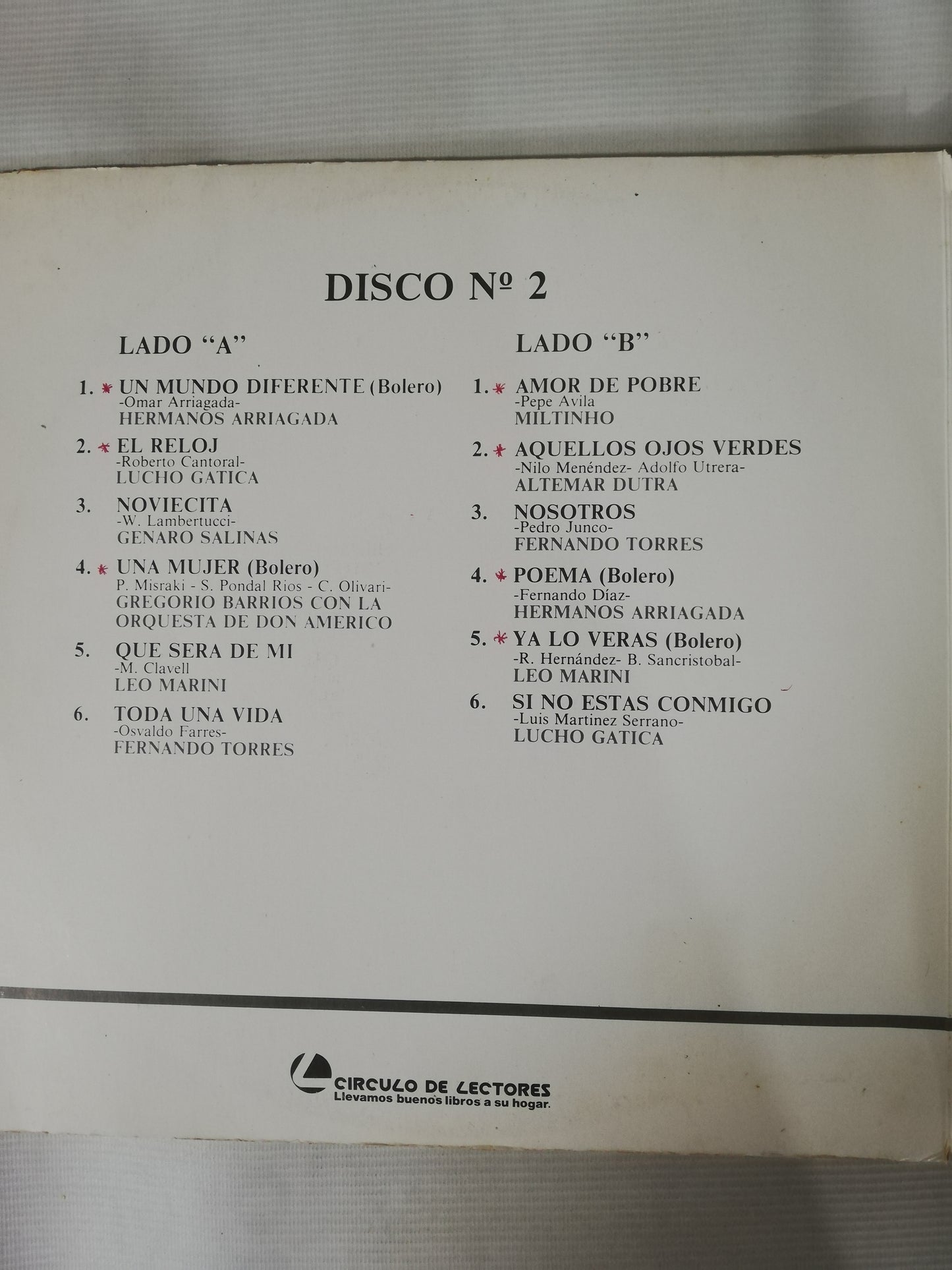 LP SELECCIONES CIRCULO DE LA MÚSICA TOMÁNTICA - VARIOS INTÉRPRETES - VINYL X 3