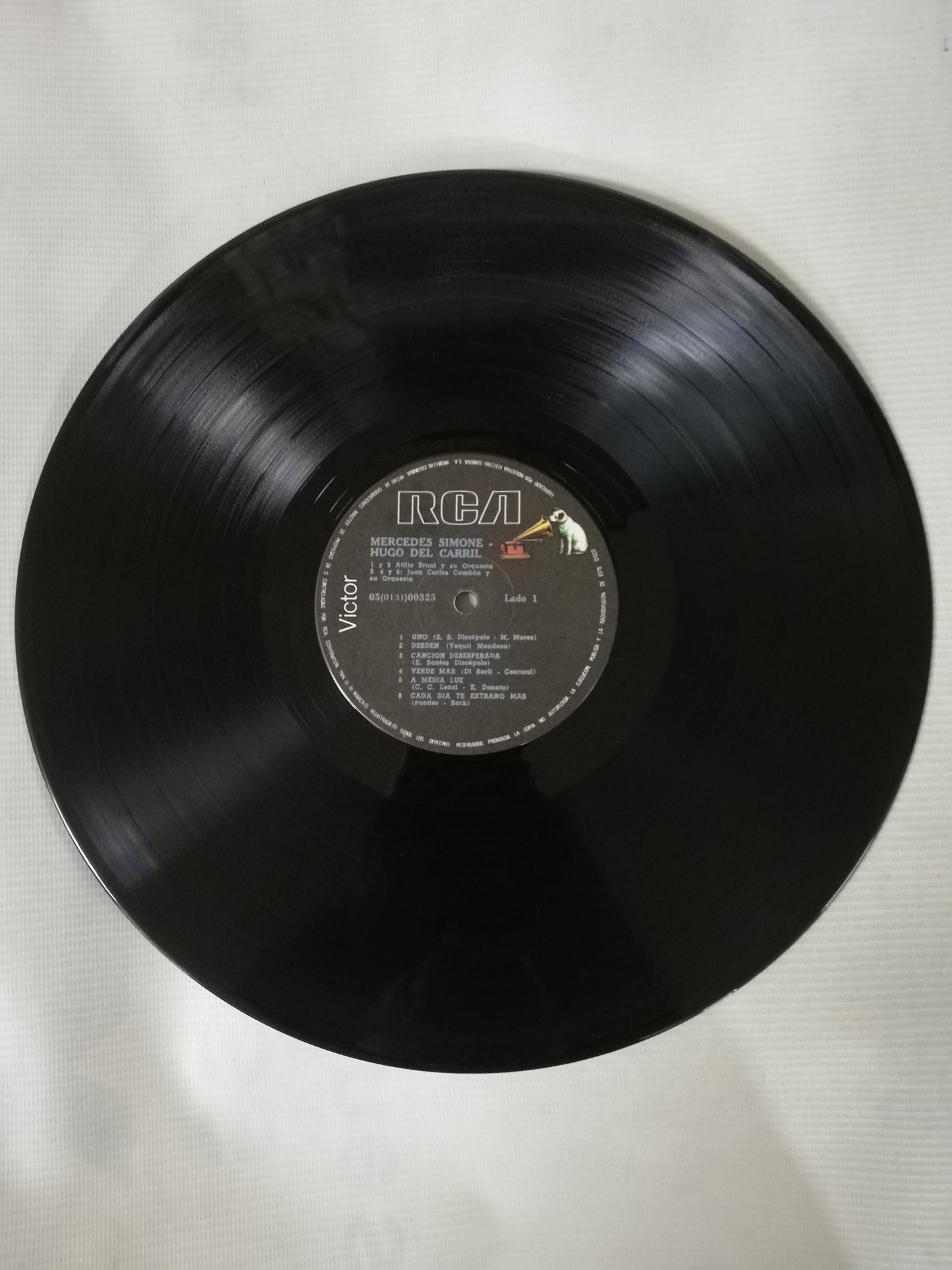 LP MERCERDES SIMONE Y HUGO DEL CARRIL - CANTARON EN MEXICO