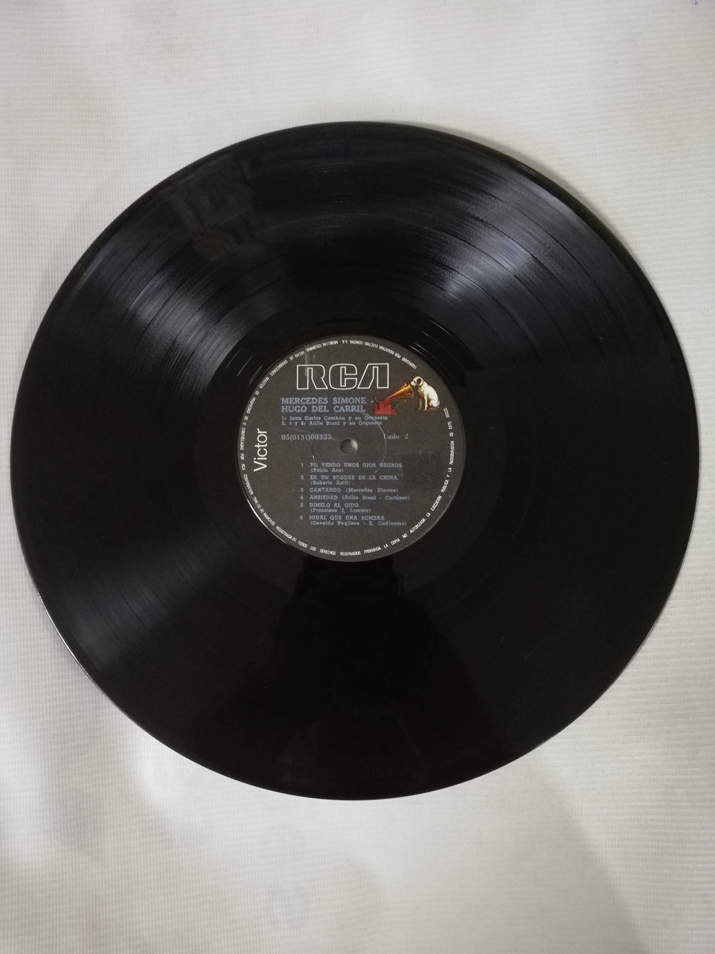 LP MERCERDES SIMONE Y HUGO DEL CARRIL - CANTARON EN MEXICO