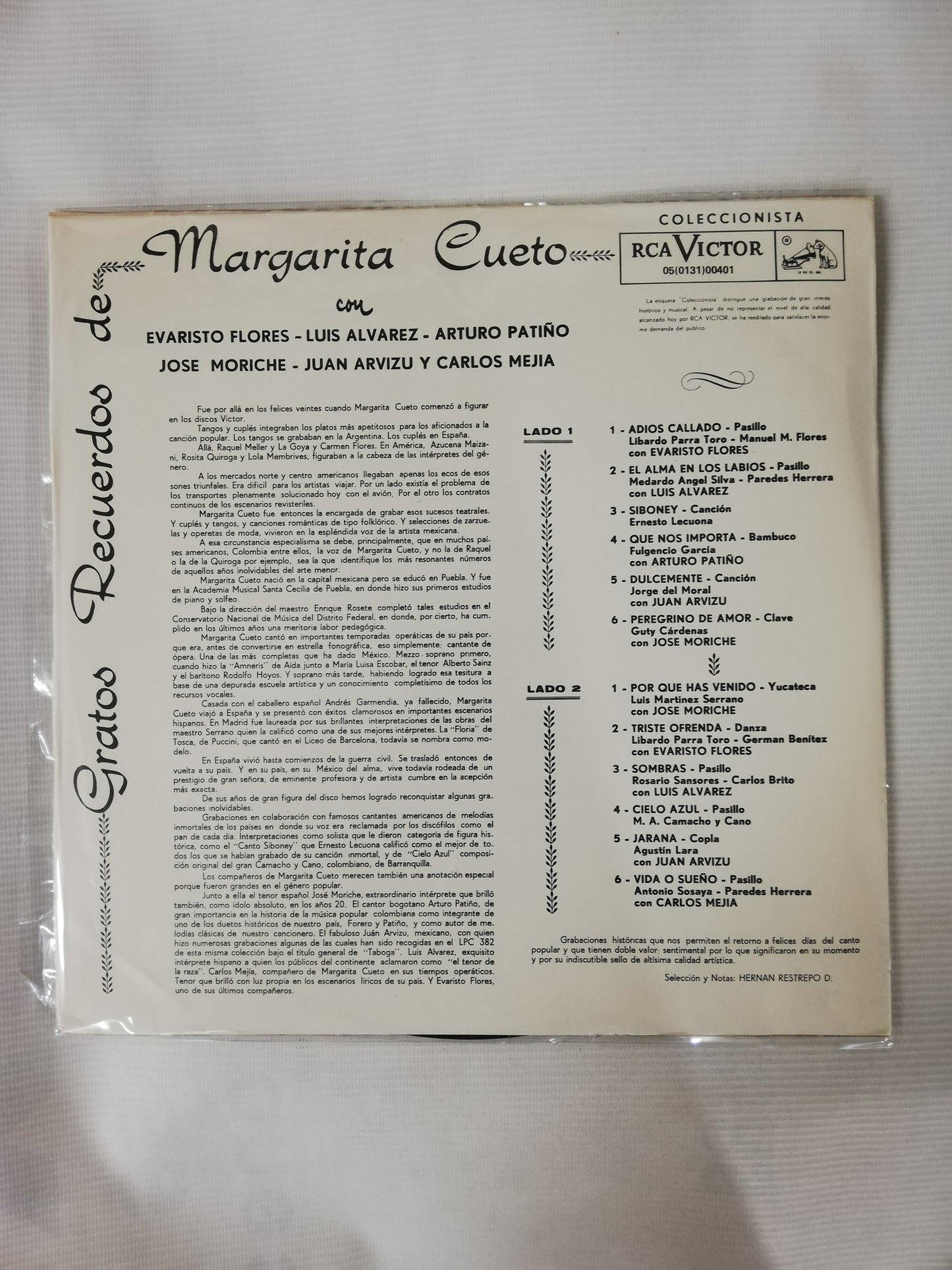LP MARGARITA CUETO - GRATOS RECUERDOS