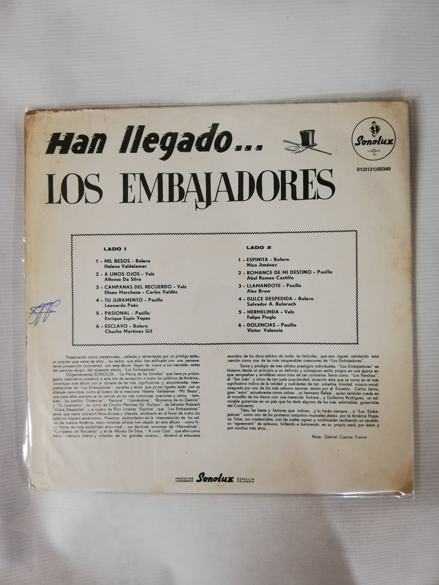 LP LOS EMBAJADORES - HAN LLEGADO...LOS EMBAJADORES
