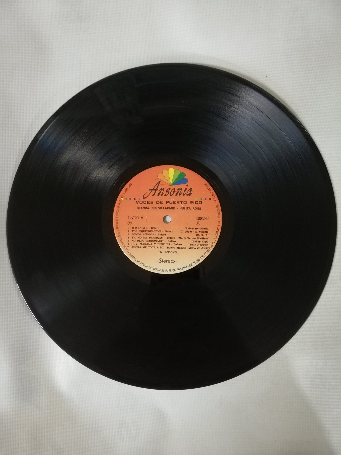LP BLANCA IRIS VILLAFAÑE / JULITA ROSS - VOCES DE PUERTO RICO