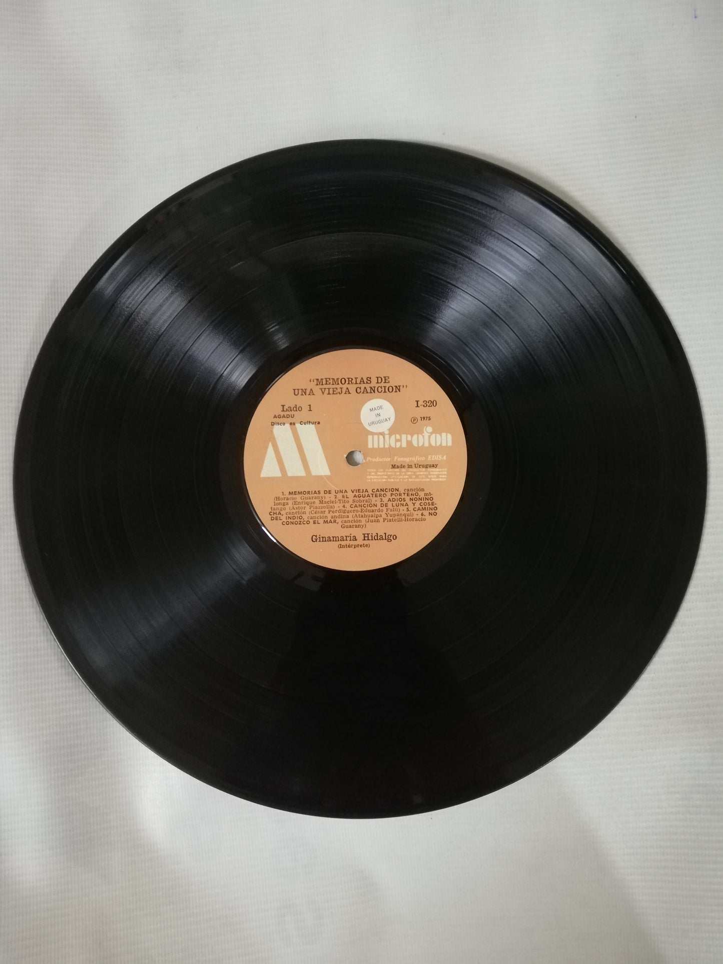 LP GINAMARIA HIDALGO - MEMORIAS DE UNA VIEJA CANCIÓN