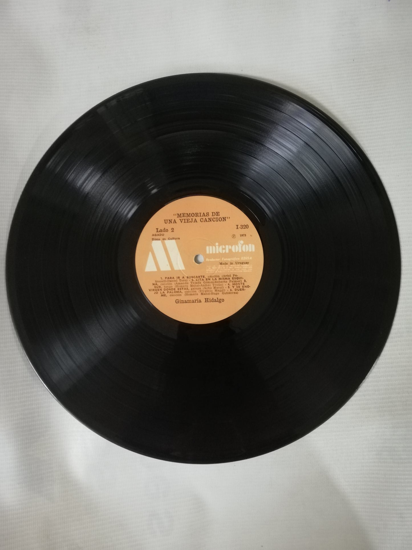 LP GINAMARIA HIDALGO - MEMORIAS DE UNA VIEJA CANCIÓN