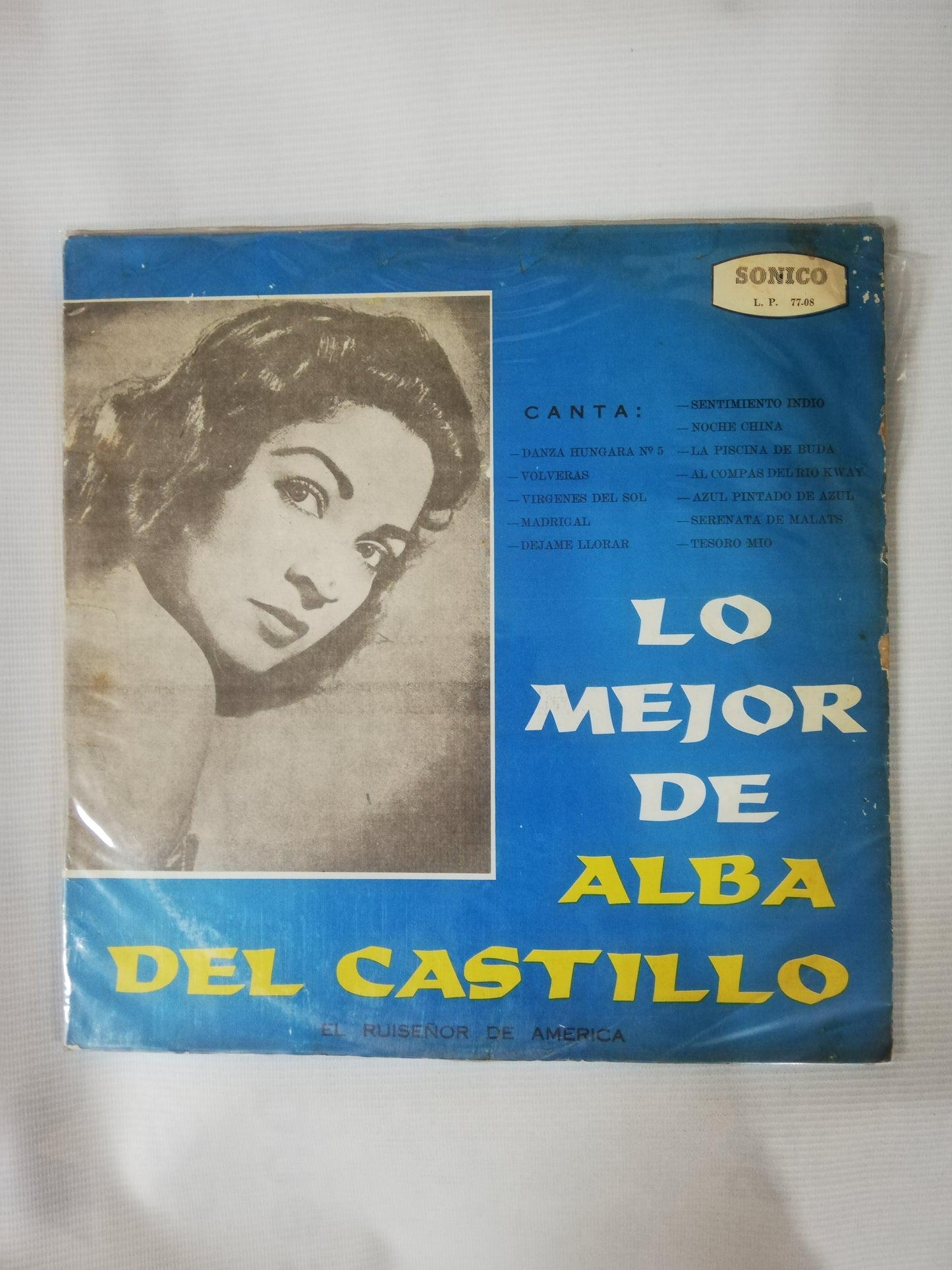LP ALBA DEL CASTILLO - LO MEJOR DE ALBA DEL CASTILLO