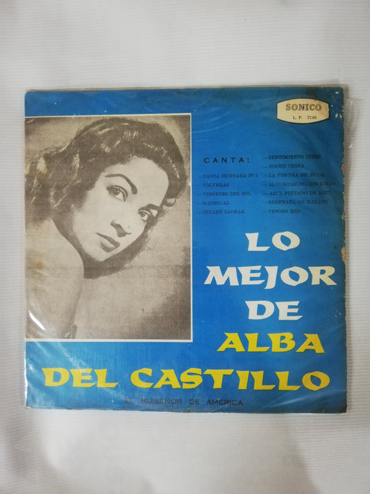LP ALBA DEL CASTILLO - LO MEJOR DE ALBA DEL CASTILLO