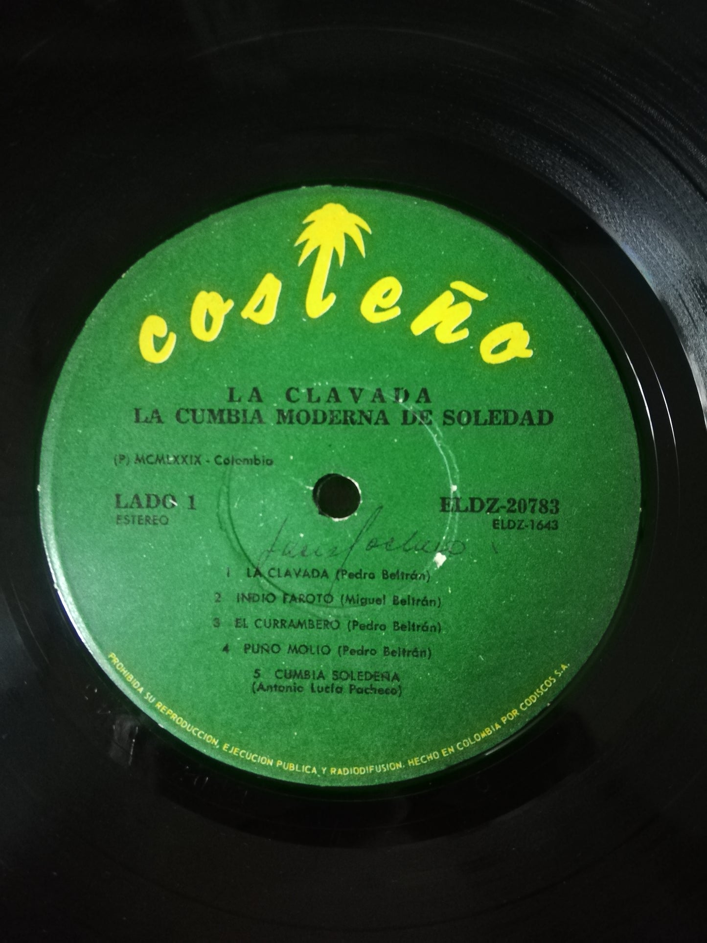 LP LA CUMBIA MODERNA DE SOLEDAD - LA CLAVADA
