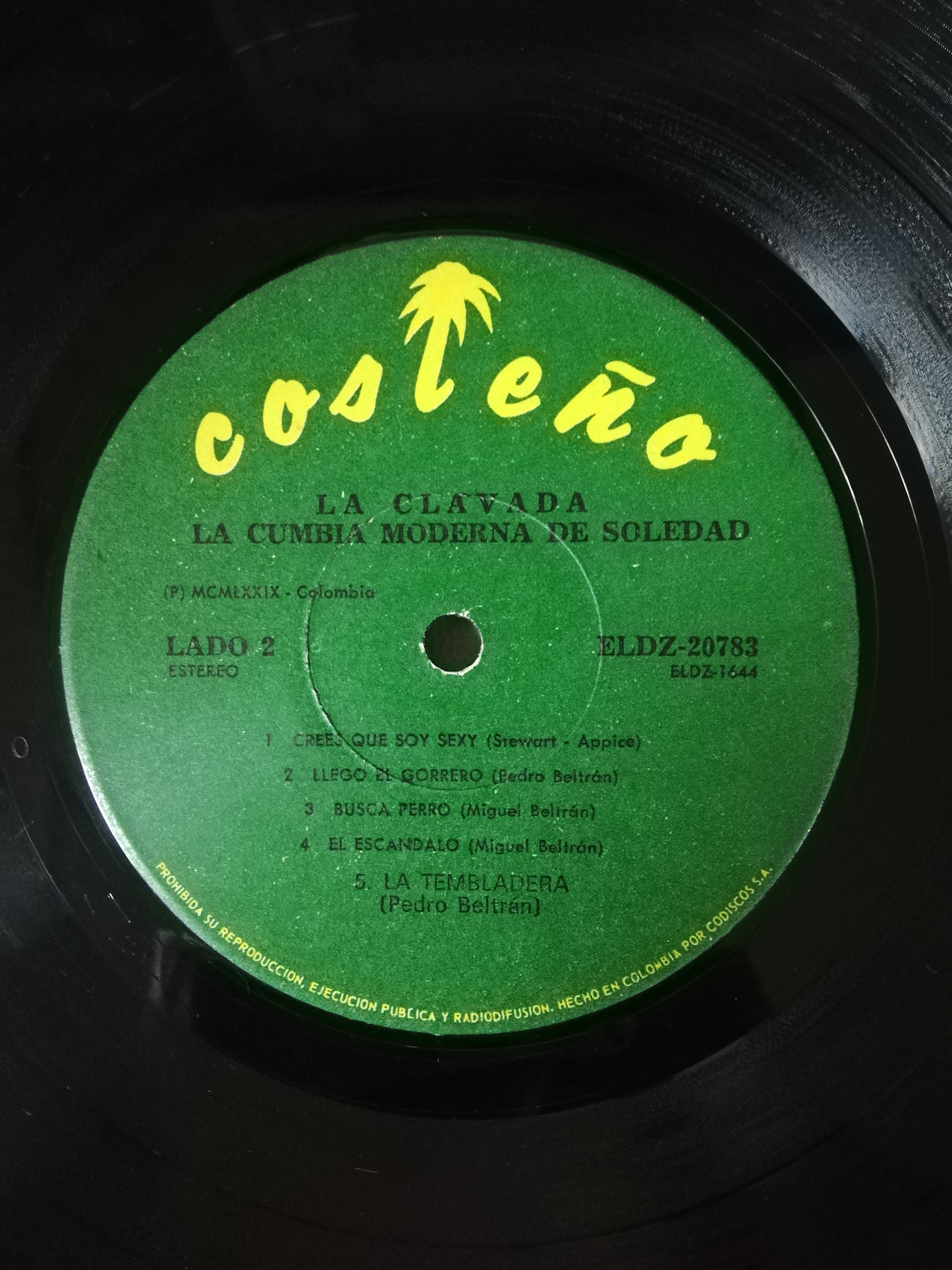 LP LA CUMBIA MODERNA DE SOLEDAD - LA CLAVADA