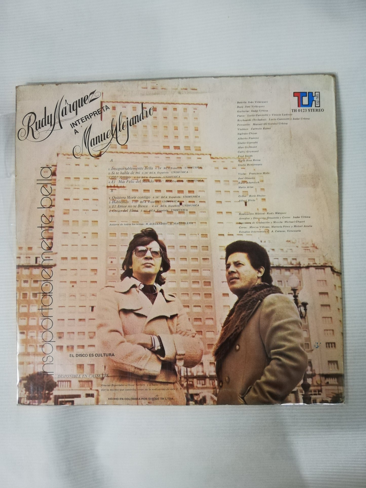 LP RUDY MARQUEZ - INSOPORTABLEMENTE BELLA