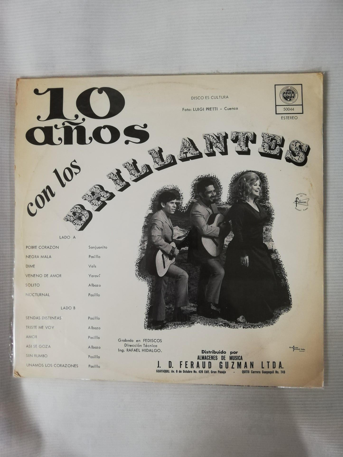 LP LOS BRILLANTES - 10 AÑOS CON LOS BRILLANTES