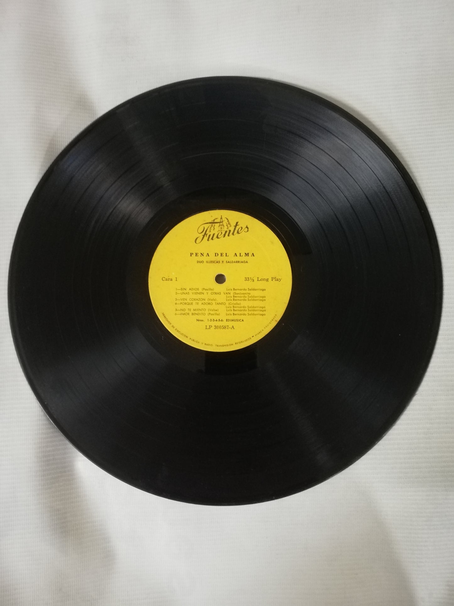 LP DUO ILLESCAS Y SALDARRIAGA - PENA DEL ALMA