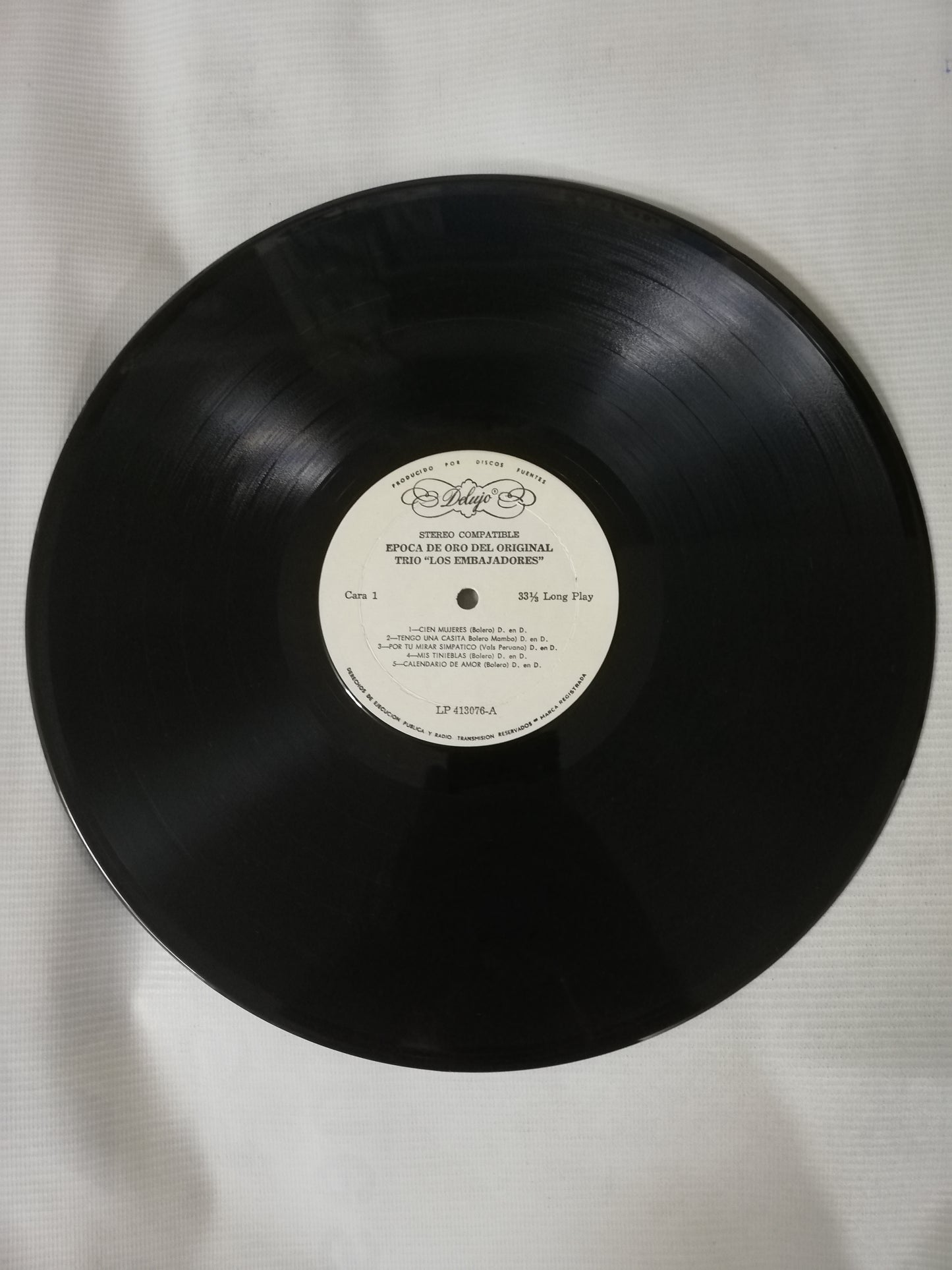 LP TRIO LOS EMBAJADORES - EPOCA DE ORO DEL ORIGINAL TRIO LOS EMBAJADORES