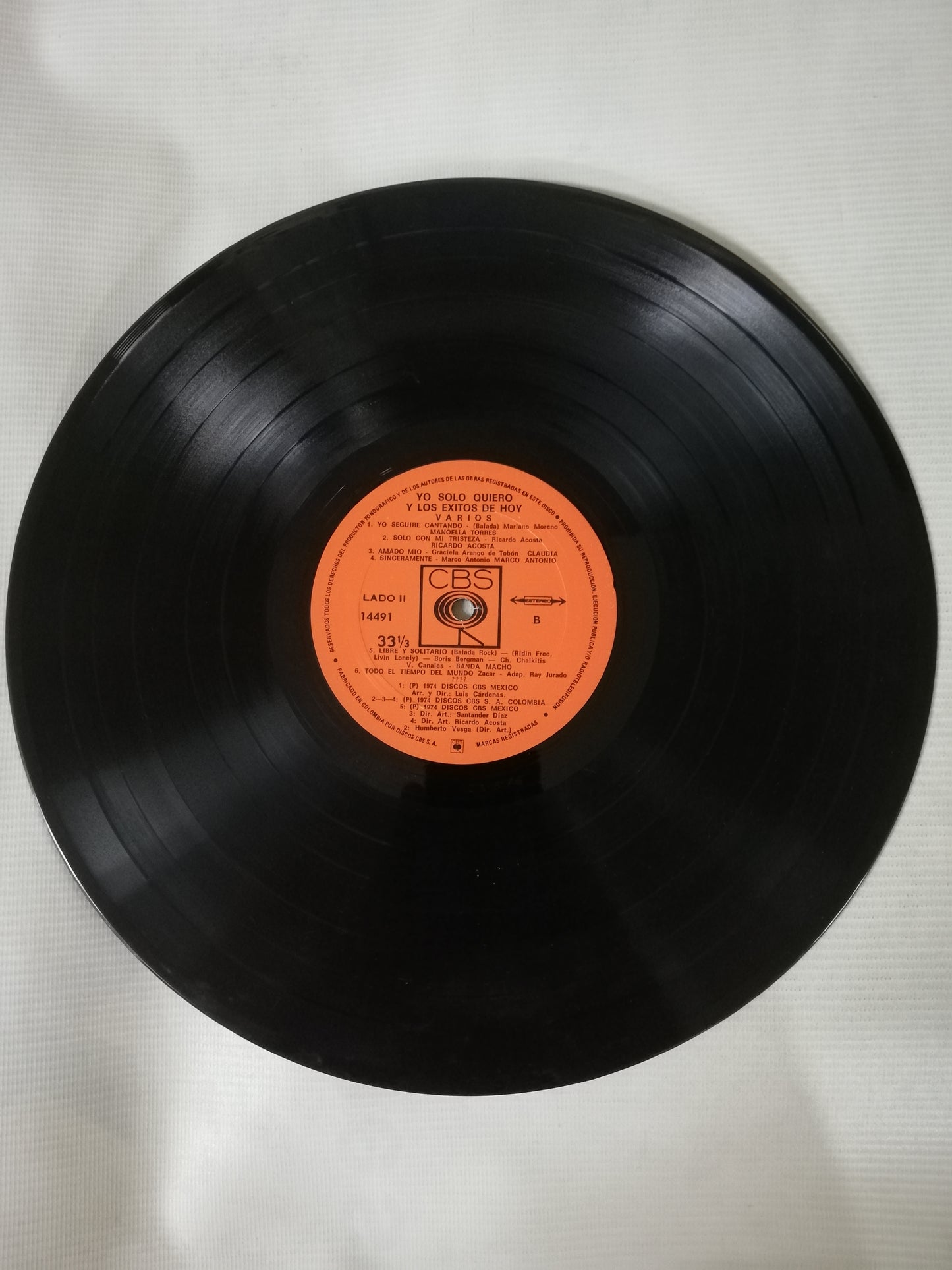 LP YO SOLO QUIERO Y LOS EXITOS DE HOY - VARIOS INTÉRPRETES