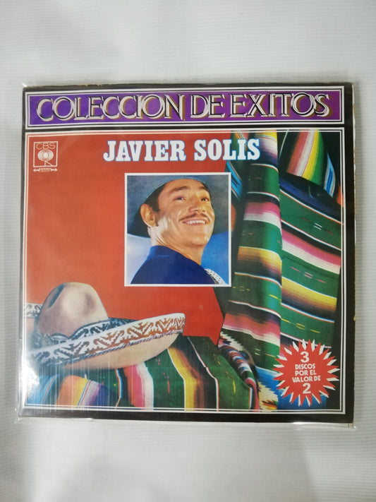 LP JAVIER SOLIS - COLECCIÓN DE EXITOS - VINYL X 3