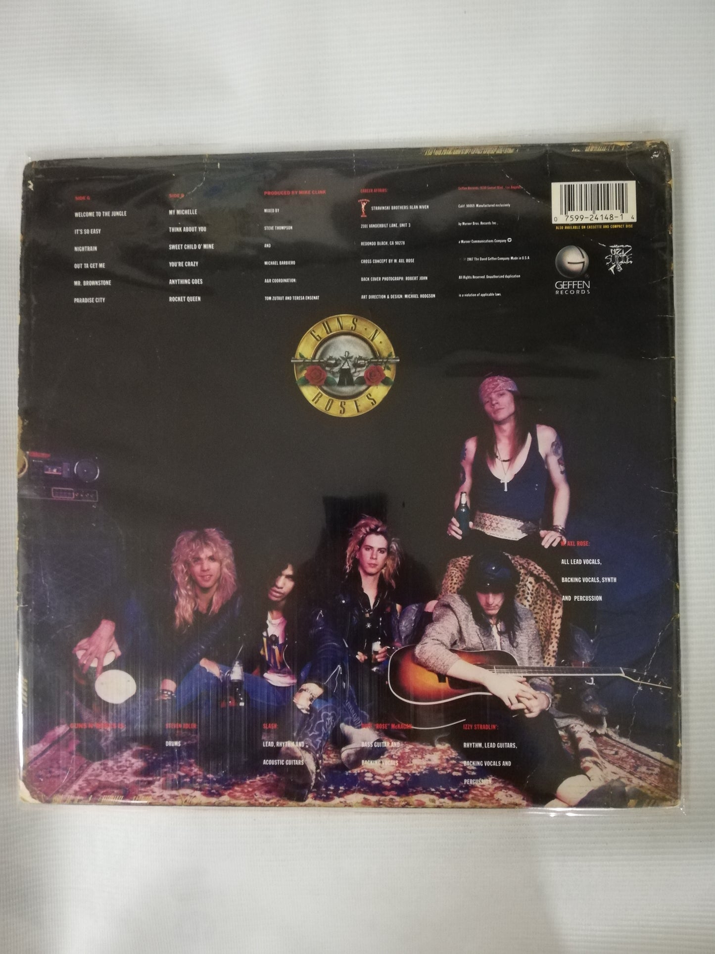 LP GUNS AND ROSES - APPETITE FOR DESTRUCTION