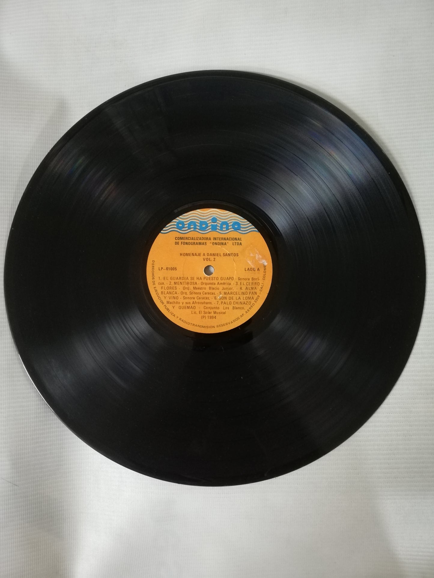 LP DANIEL SANTOS - HOMENAJE A DANIEL SANTOS VOL. 2