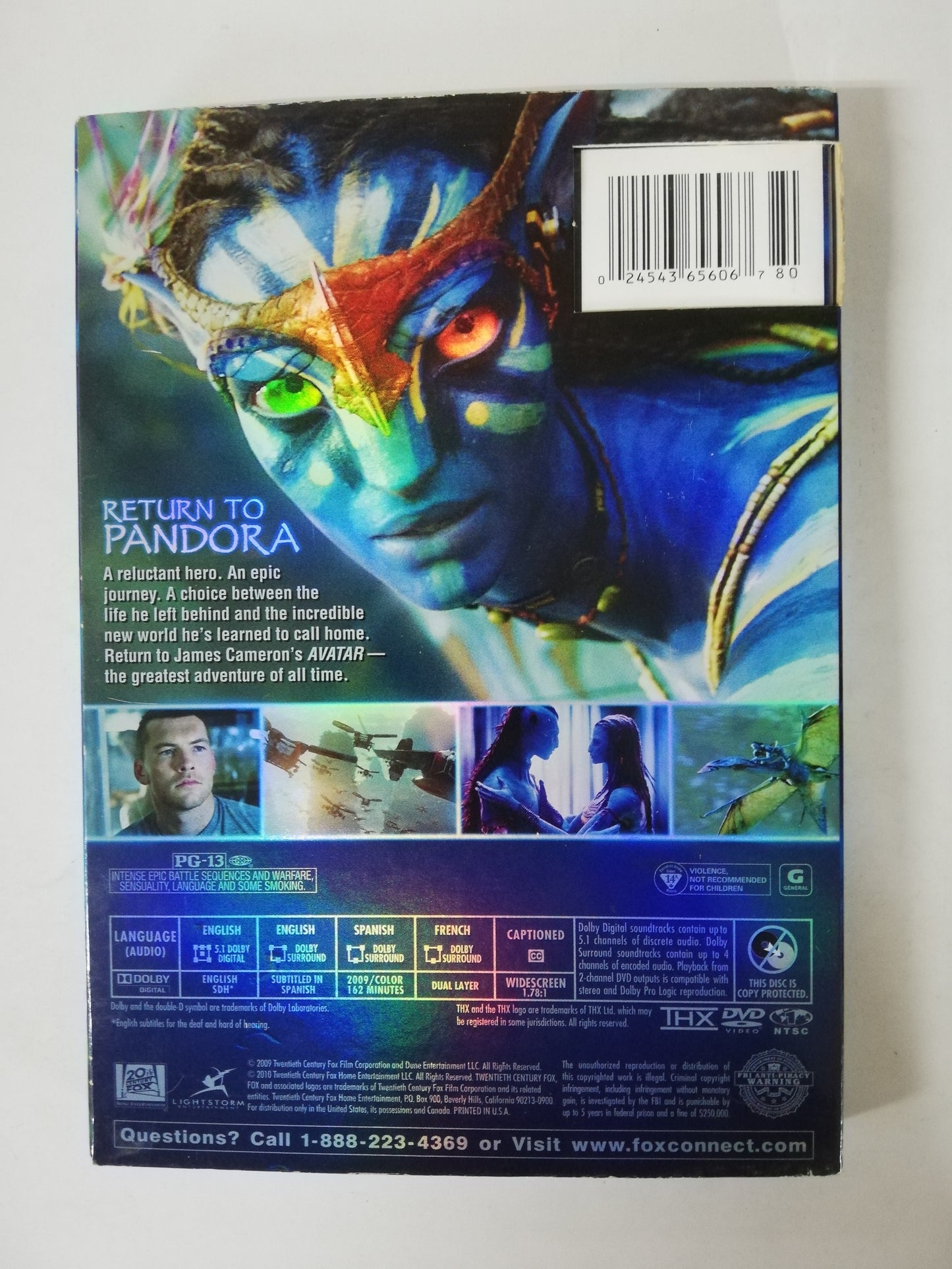 DVD AVATAR - RETURN TO PANDORA
