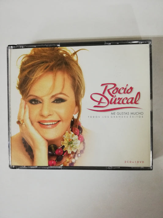 CD ROCIO DURCAL - ME GUSTAS MUCHO: TODOS LOS GRANDES EXITOS - 2CD + 1DVD