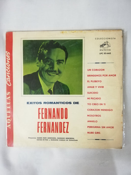 LP FERNANDO FERNANDEZ - EXITOS ROMANTICOS DE FERNANDO FERNANDEZ