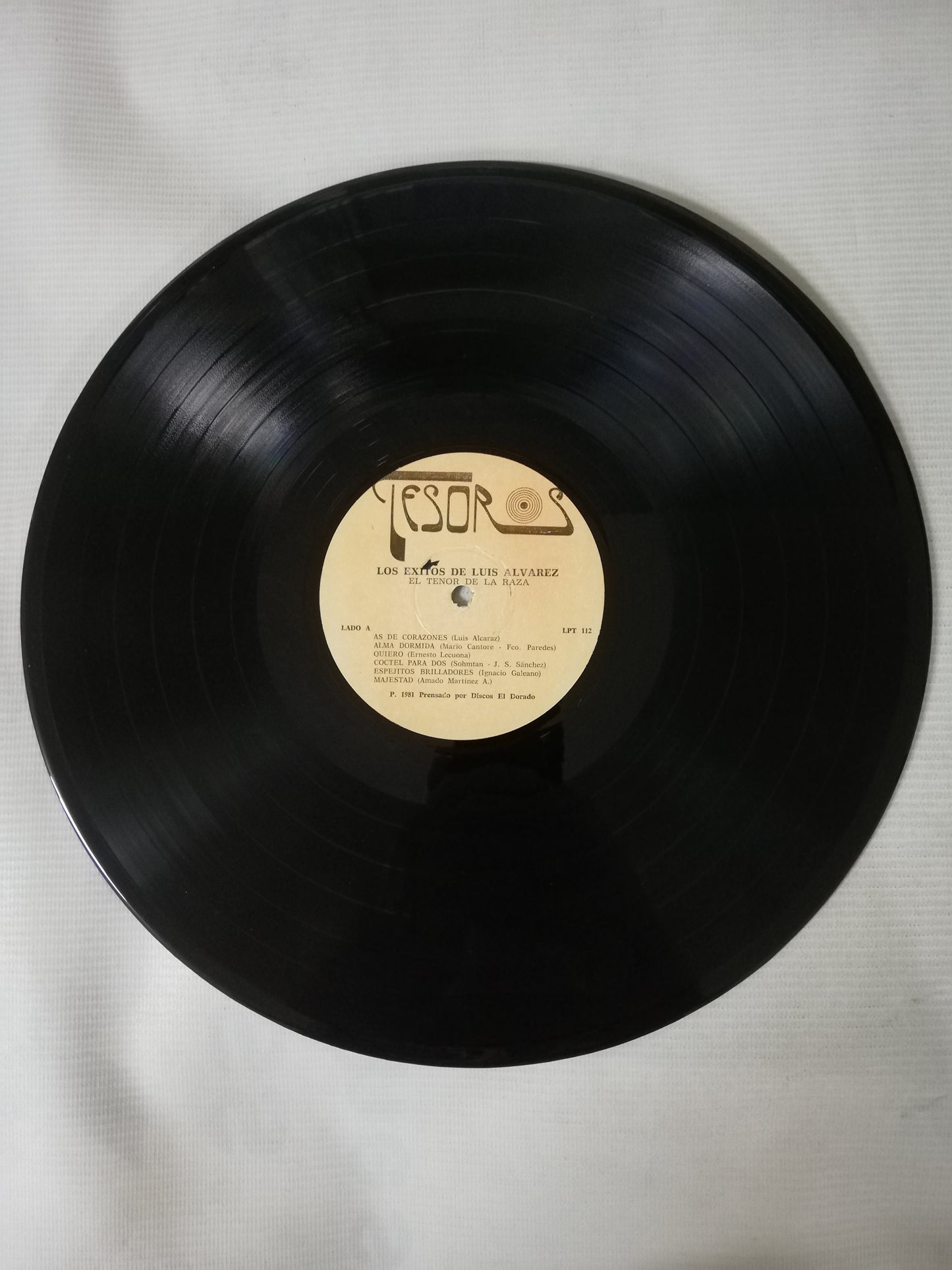 LP LUIS ALVAREZ - LOS EXITOS DE LUIS ALVAREZ "EL TENOR DE LA RAZA"