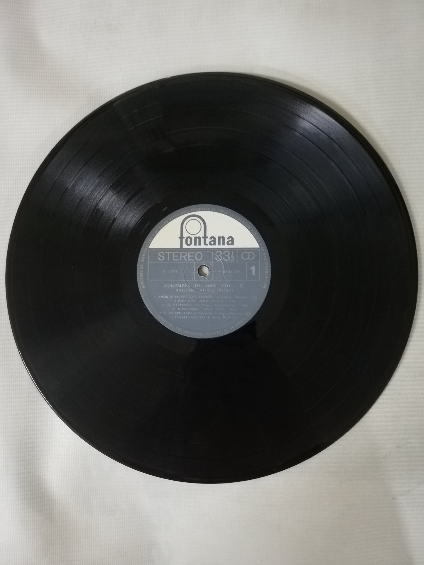 LP ALVARO DALMAR - COLOMBIA DE ORO VOL. 10