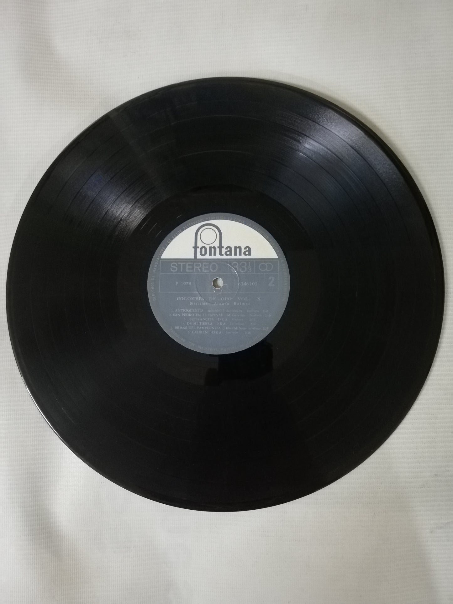 LP ALVARO DALMAR - COLOMBIA DE ORO VOL. 10