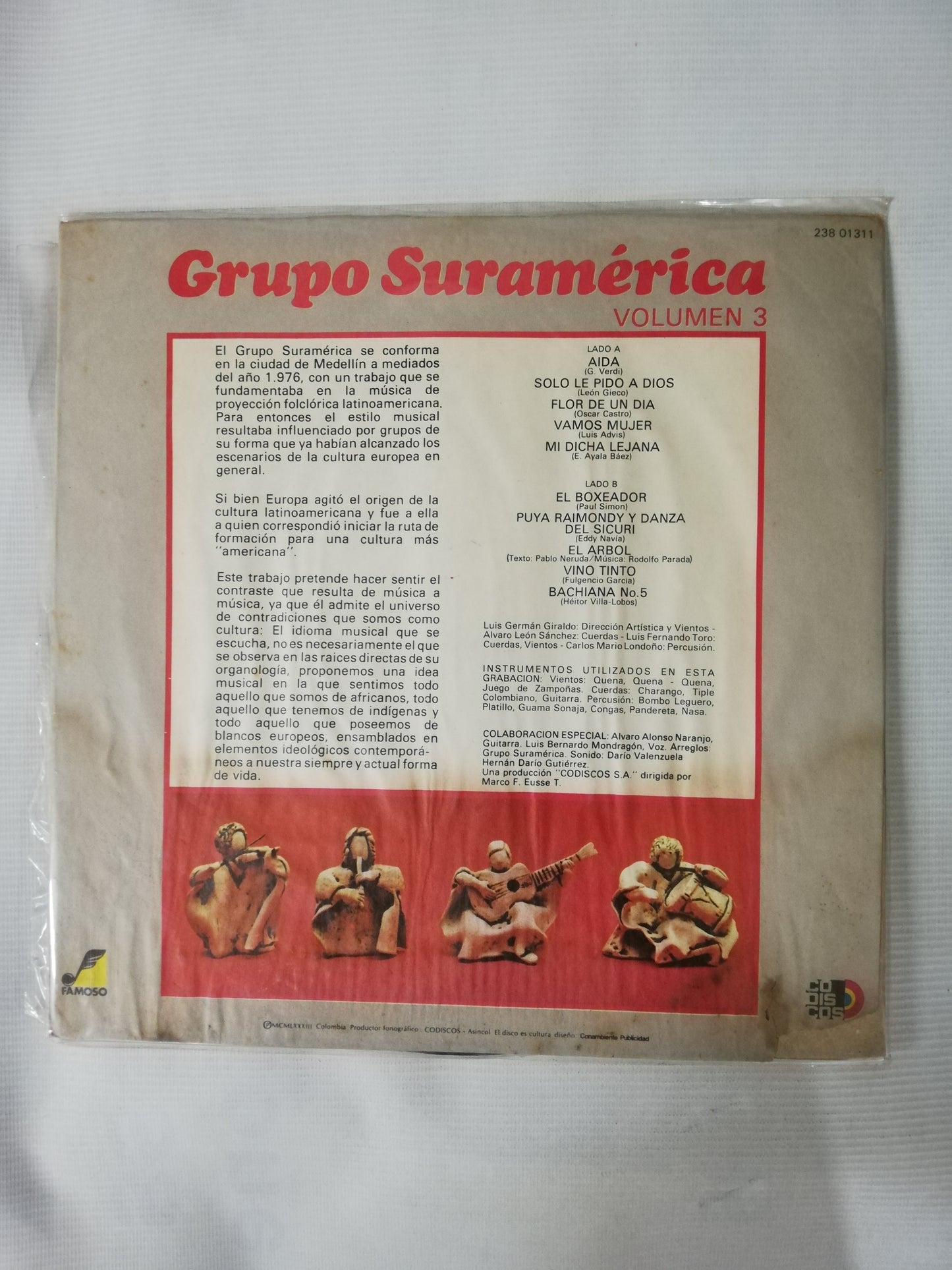 LP GRUPO SURAMERICA - GRUPO SURAMERICA VOL. 3
