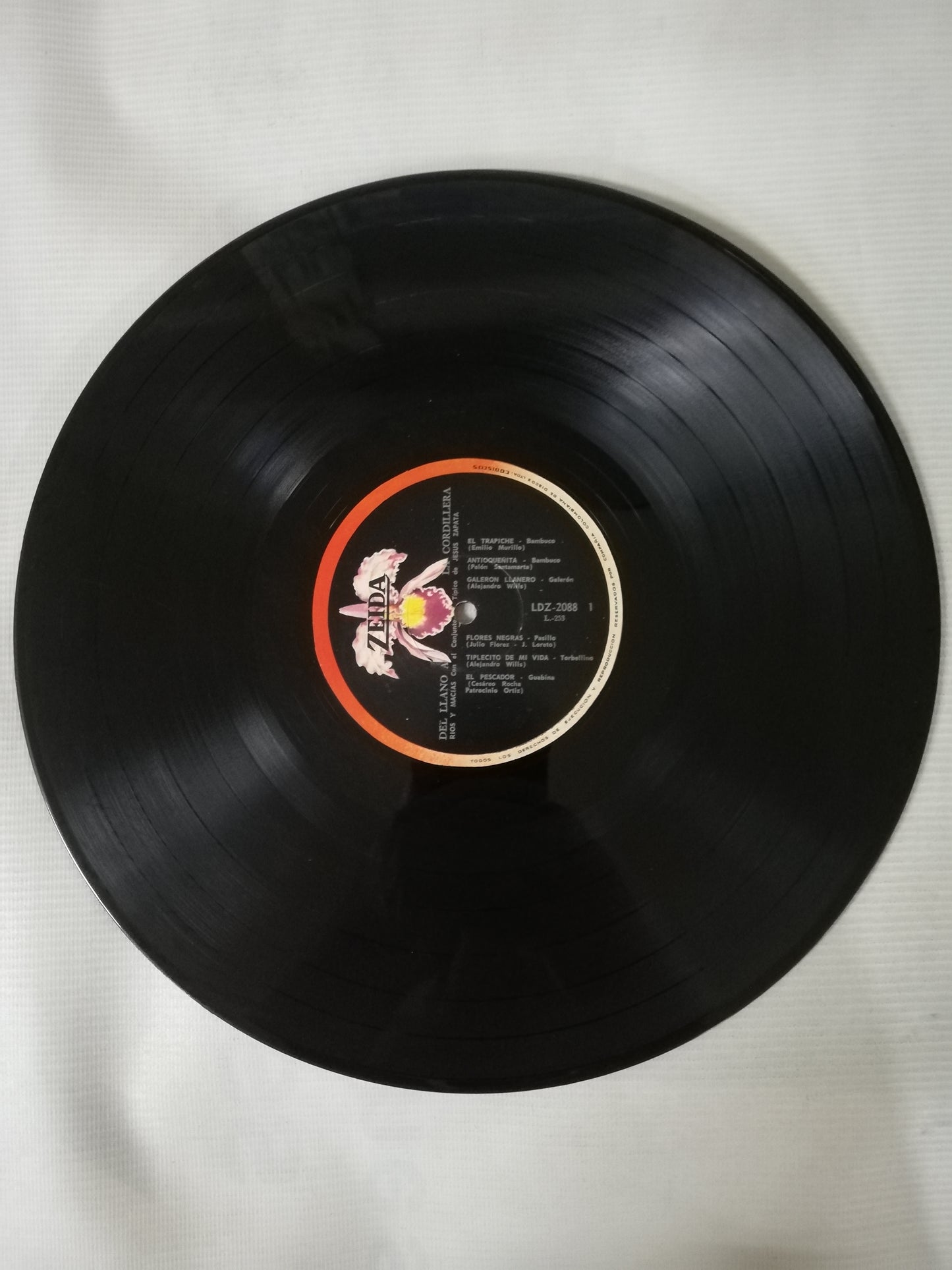 LP RIOS Y MACIAS CON EL CONJUNTO TIPICO DE JESUS ZAPATA - DEL LLANO A LA CORDILLERA