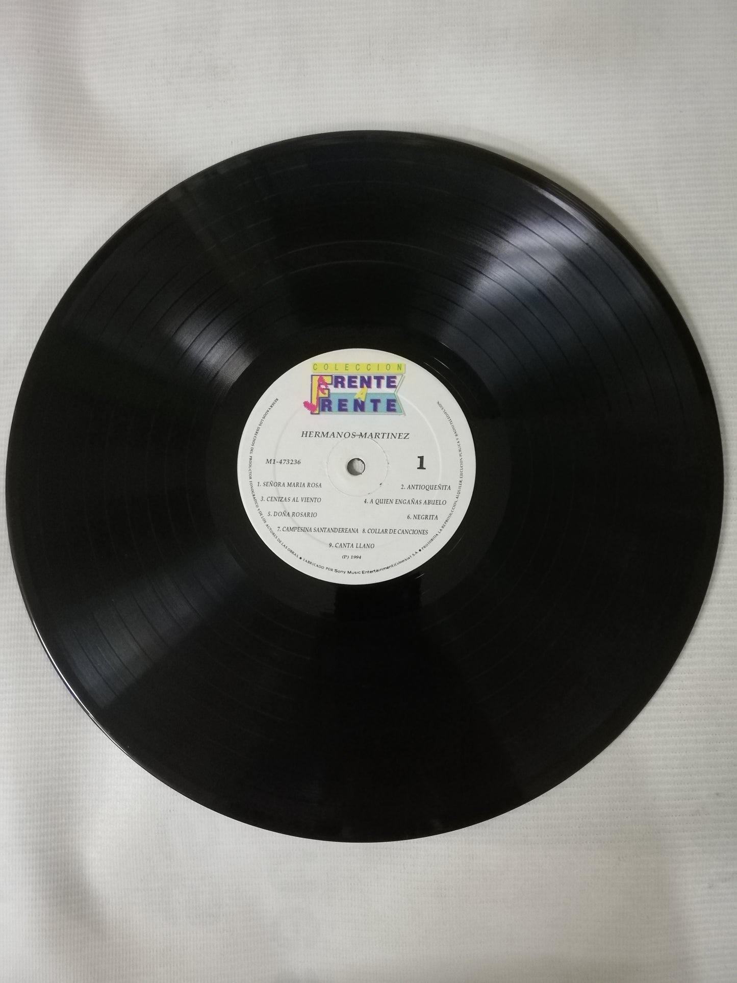 LP LOS HERMANOS MARTINEZ / LOS AYER´S - COLECCIÓN FRENTE A FRENTE