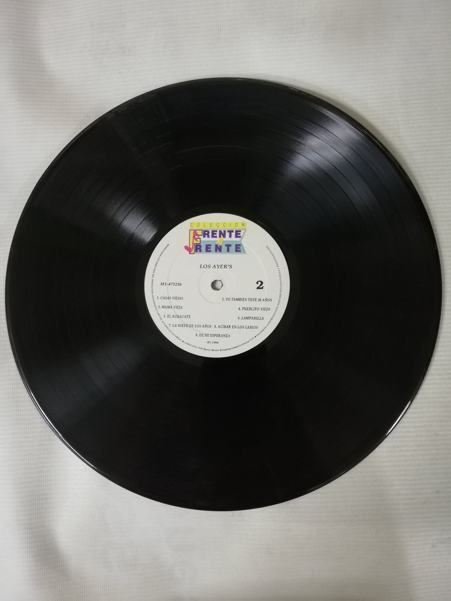 LP LOS HERMANOS MARTINEZ / LOS AYER´S - COLECCIÓN FRENTE A FRENTE