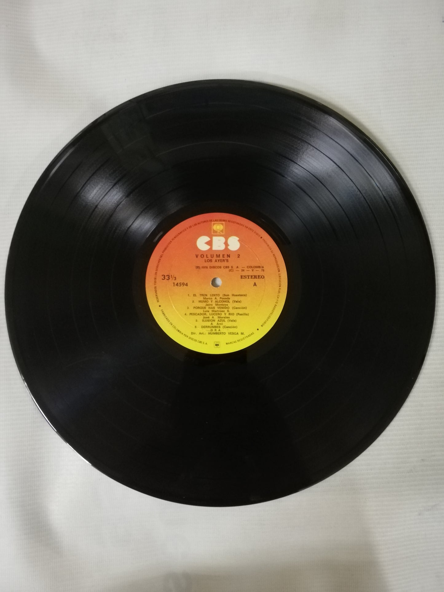 LP LOS AYER´S - LOS AYER´S VOL. 2