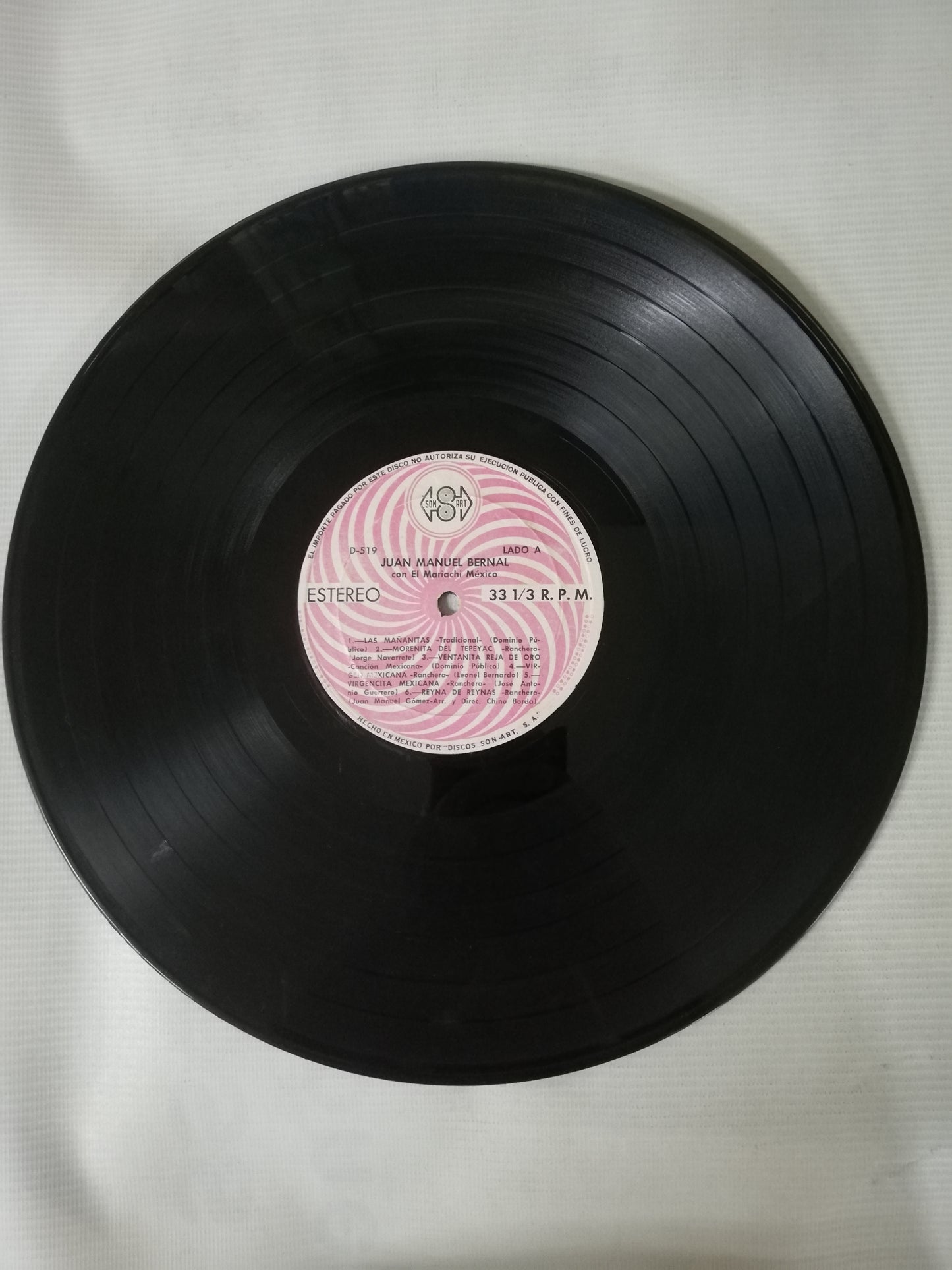 LP JUAN MANUEL BERNAL CON EL MARIACHI MEXICO - HOMENAJE A LA VIRGEN MORENA