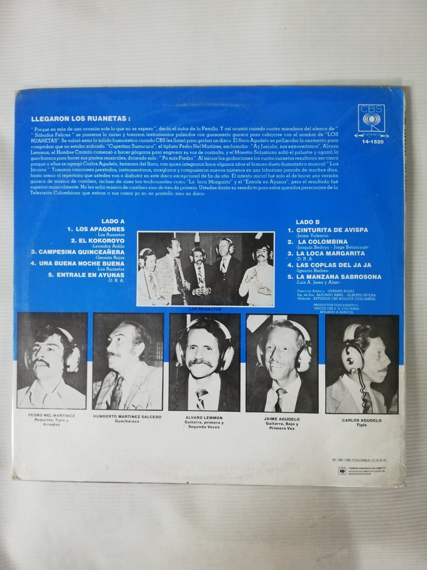 LP LOS RUANETAS - LLEGARON LOS RUANETAS