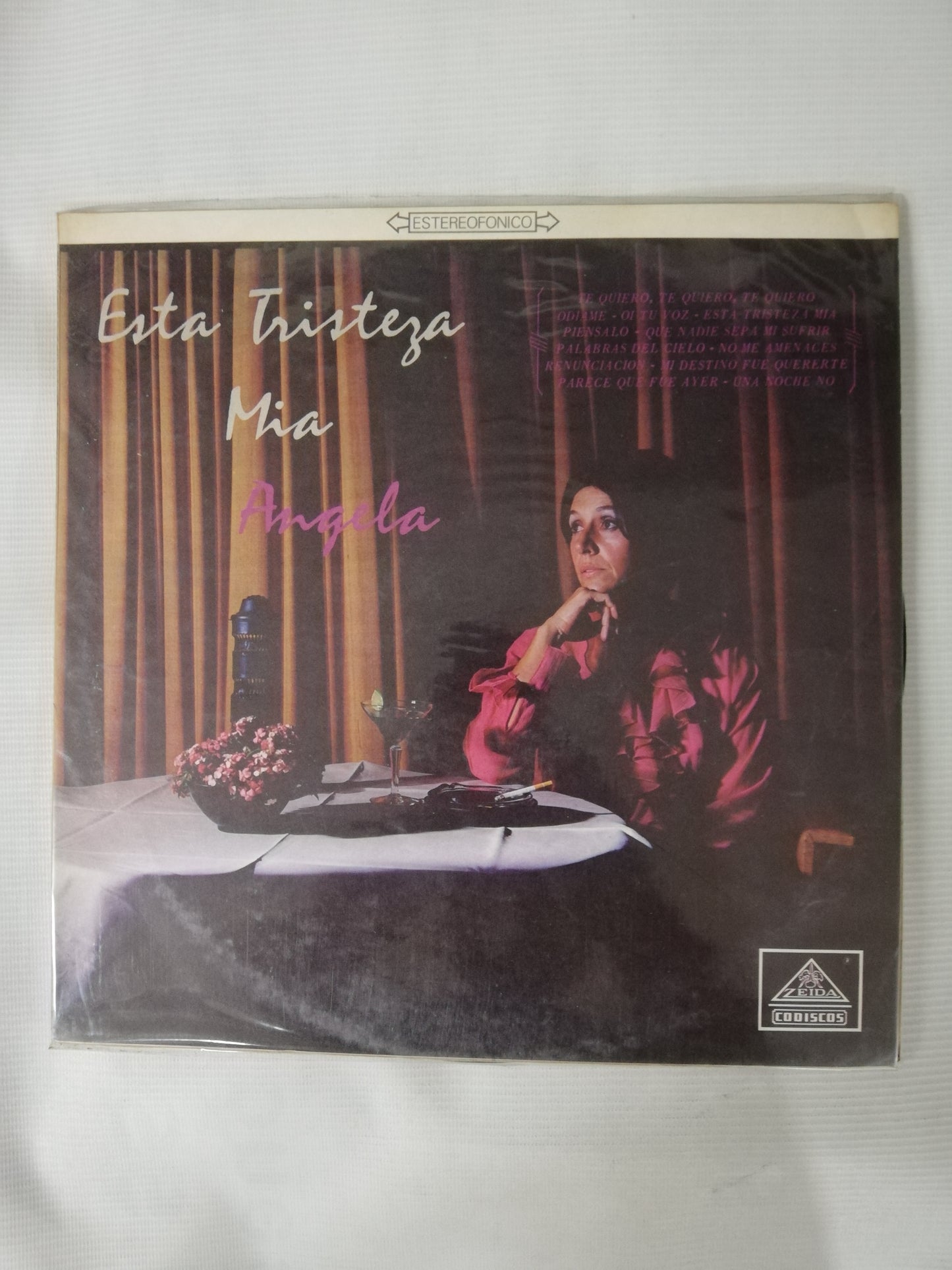 LP ANGELA Y EL ARPA DE ALFREDO ROLANDO ORTIZ - ESTA TRISTEZA MIA