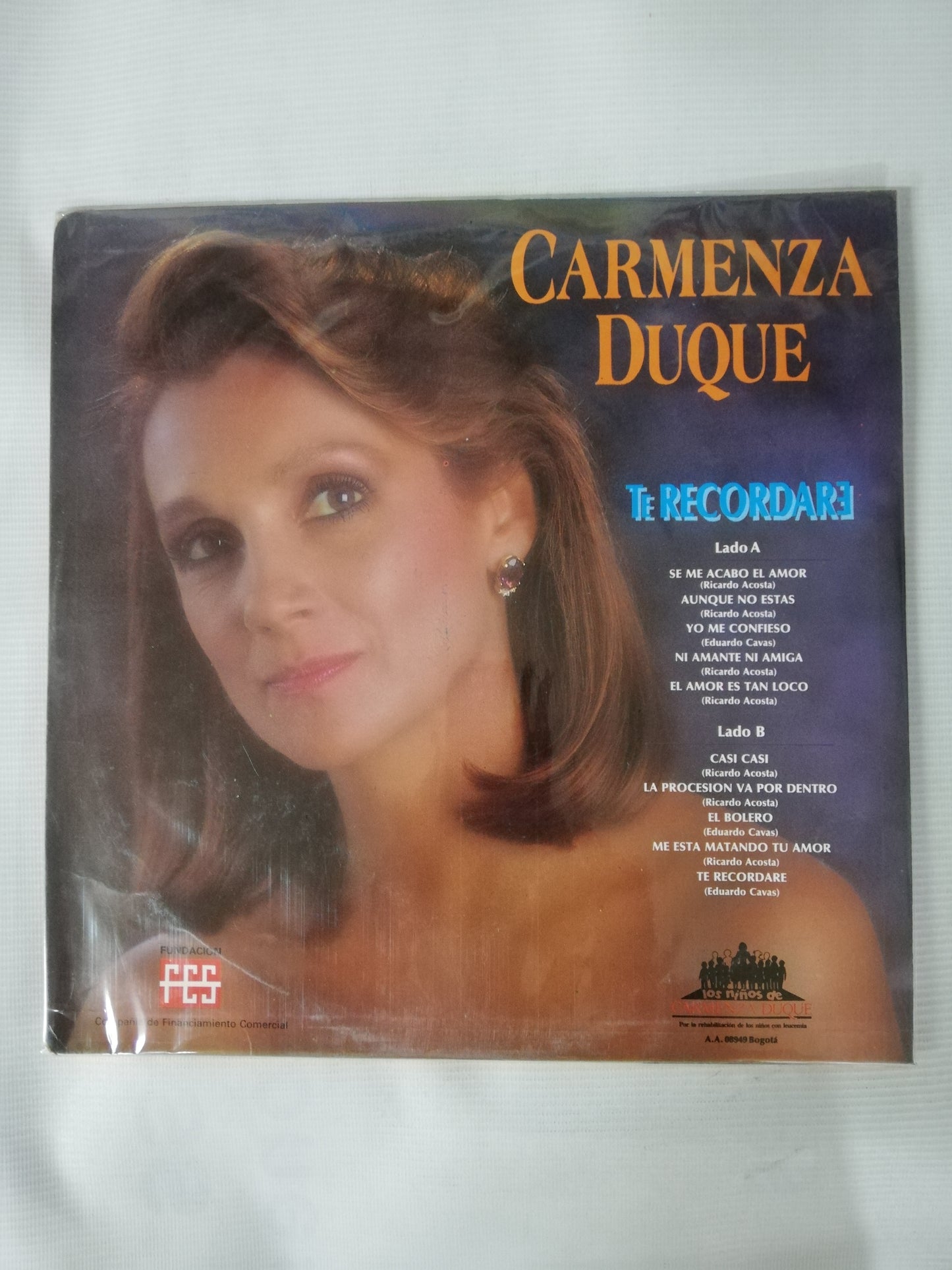 LP CARMENZA DUQUE - TE RECORDARE
