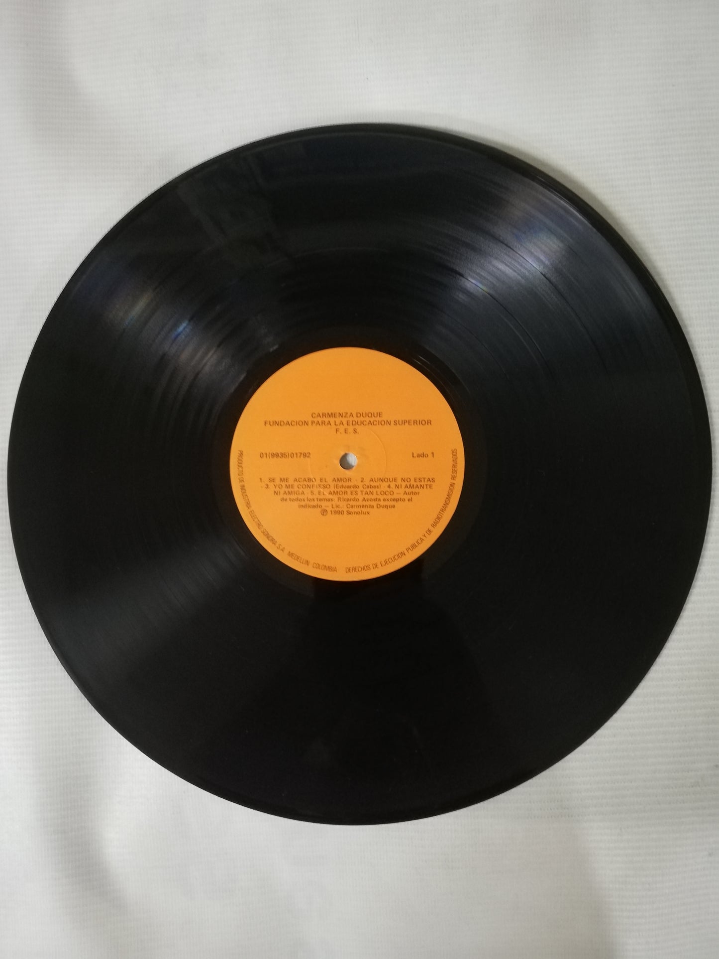 LP CARMENZA DUQUE - TE RECORDARE