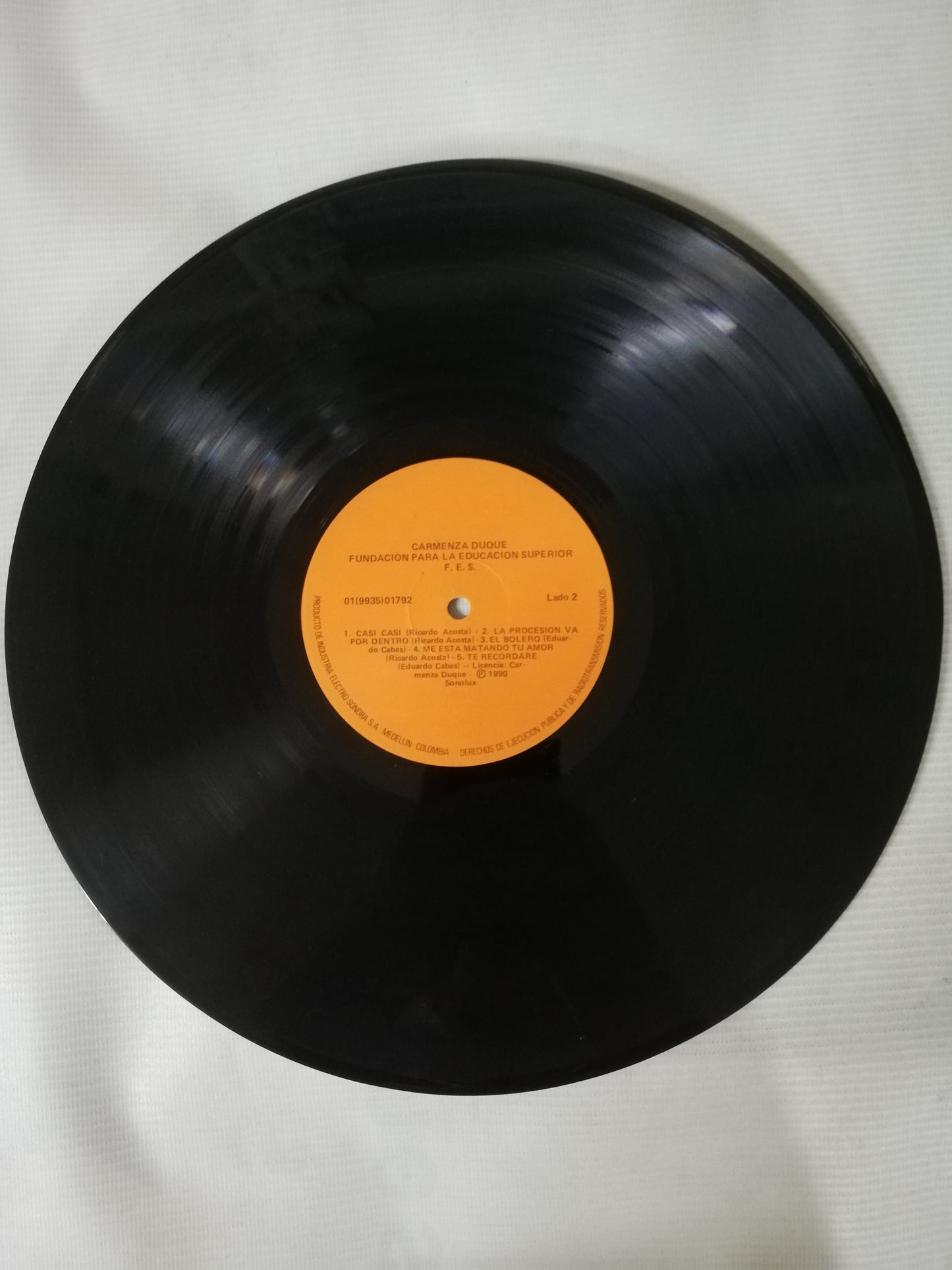 LP CARMENZA DUQUE - TE RECORDARE