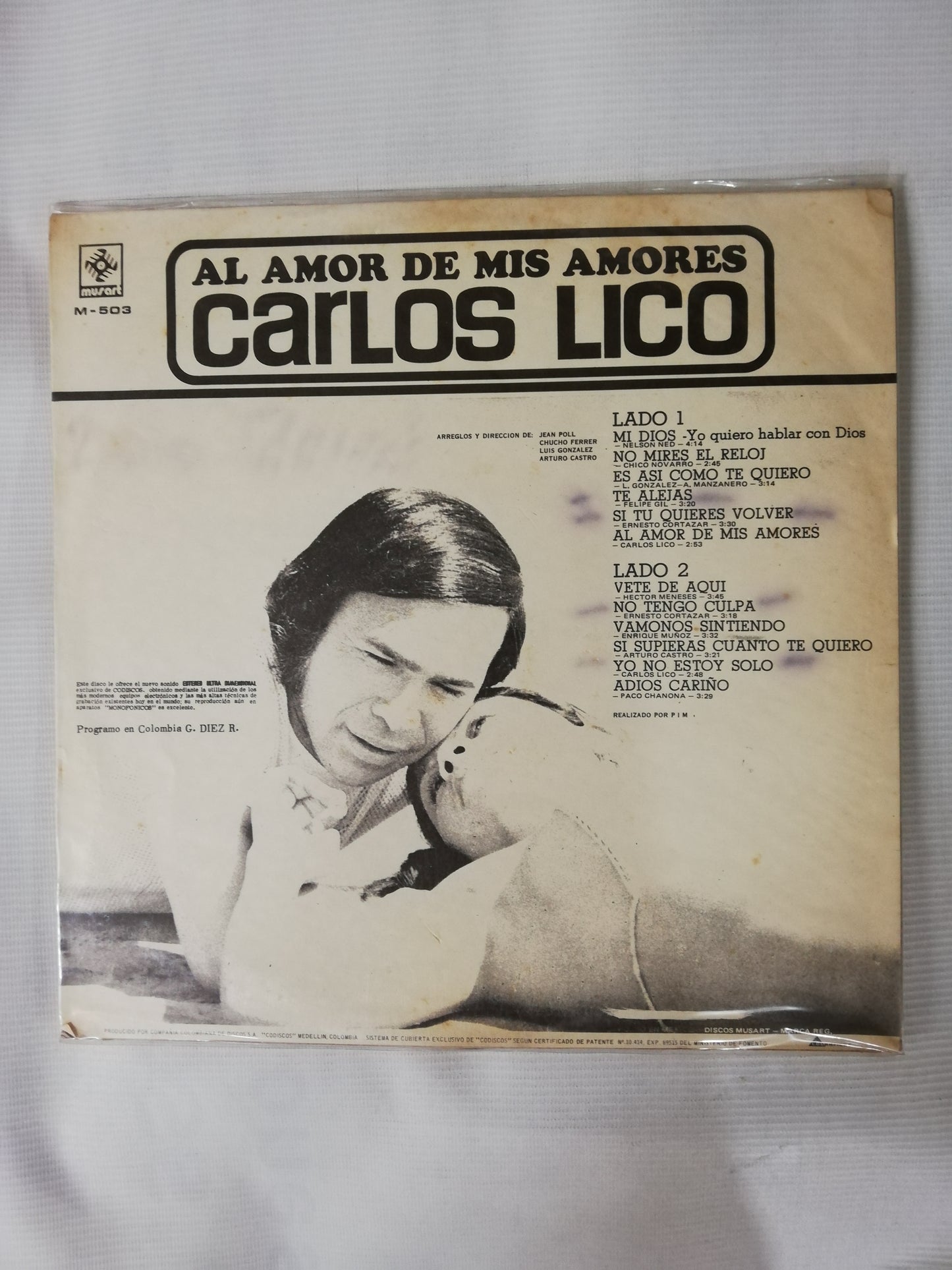 LP CARLOS LICO - AL AMOR DE MIS AMORES