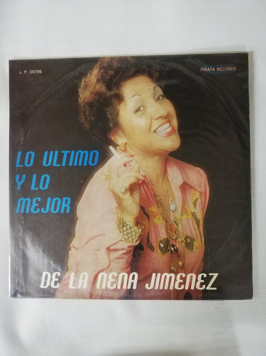 LP LA NENA JIMENEZ - LO ÚLTIMO Y LO MEJOR DE LA NENA JIMENEZ