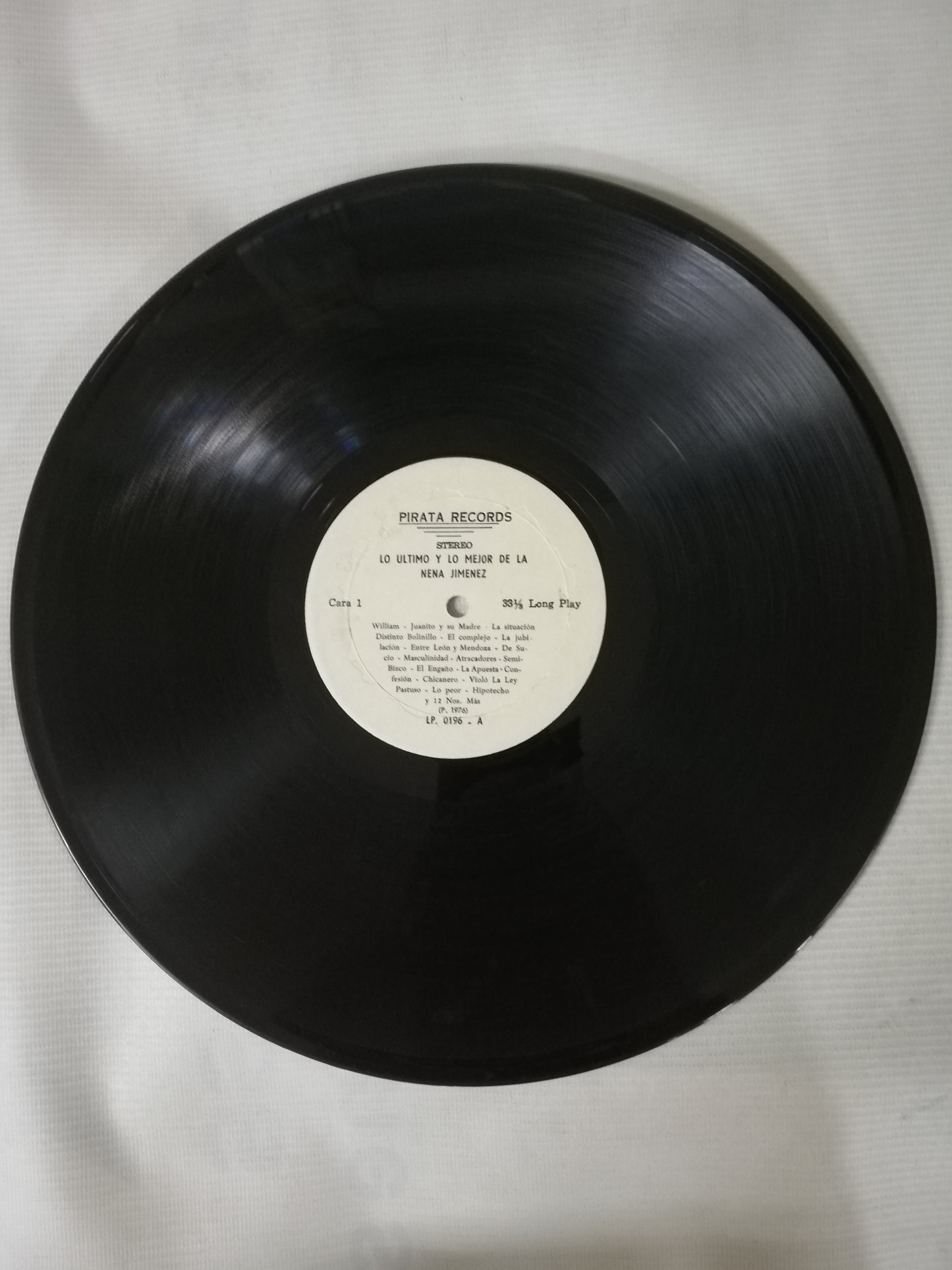 LP LA NENA JIMENEZ - LO ÚLTIMO Y LO MEJOR DE LA NENA JIMENEZ