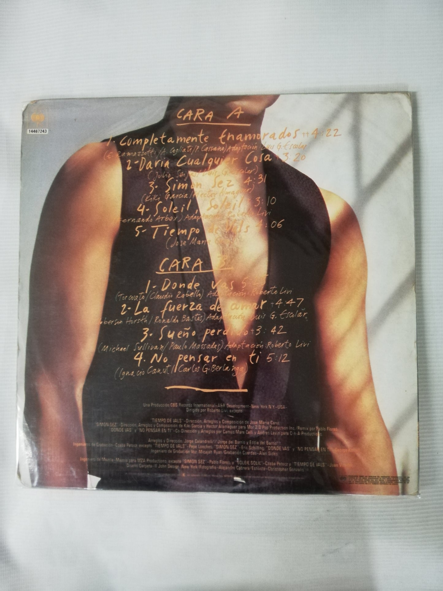 LP CHAYANNE - TIEMPO DE VALS