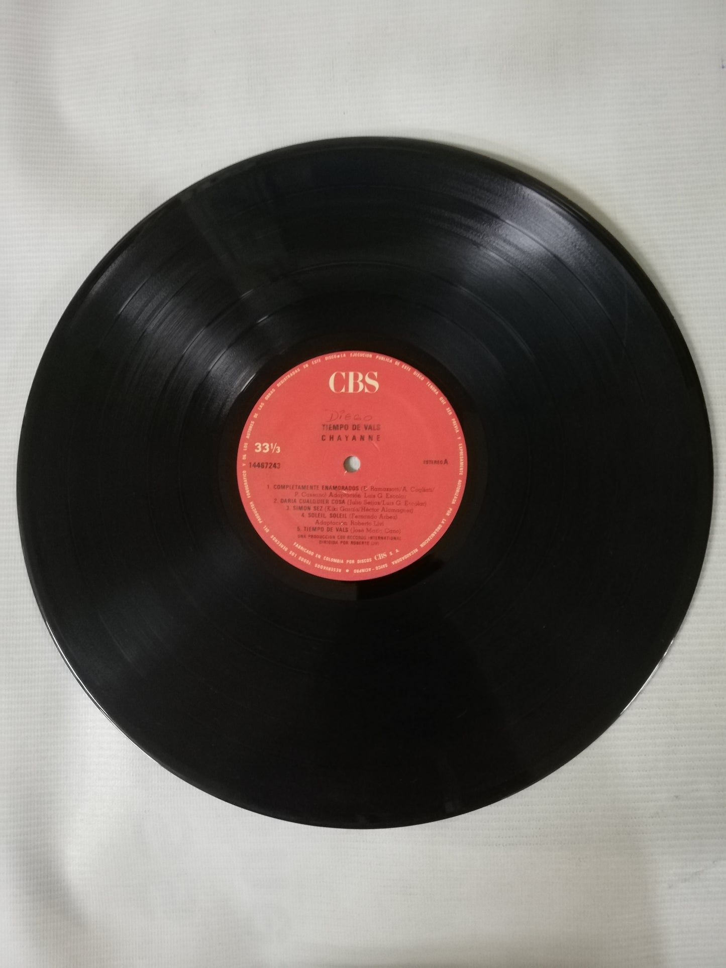 LP CHAYANNE - TIEMPO DE VALS