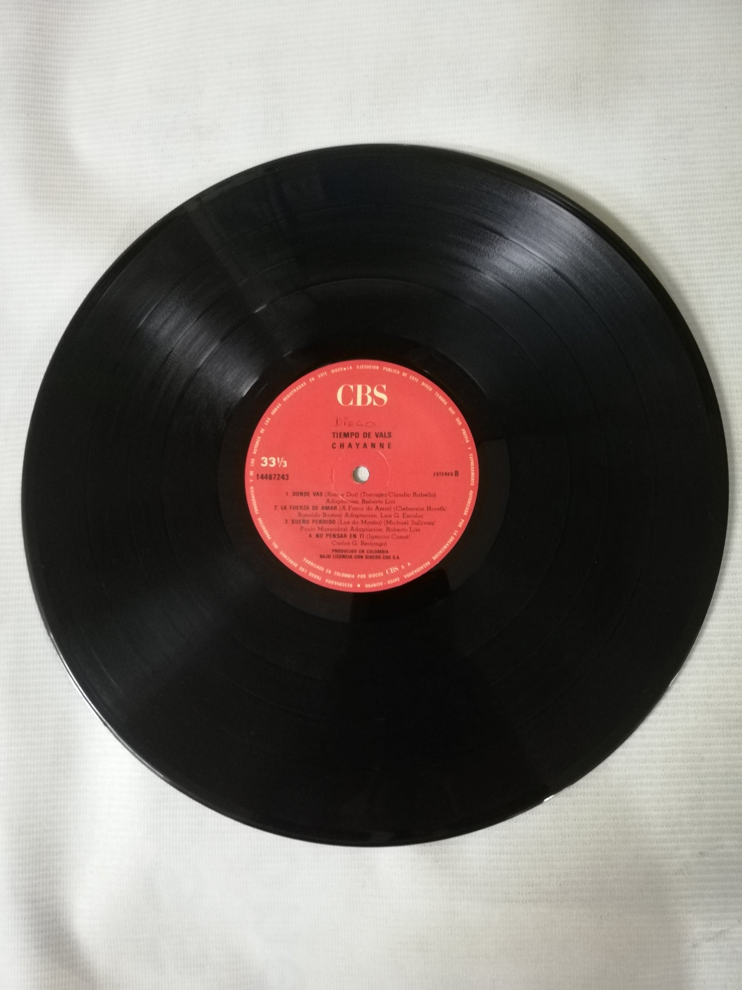 LP CHAYANNE - TIEMPO DE VALS