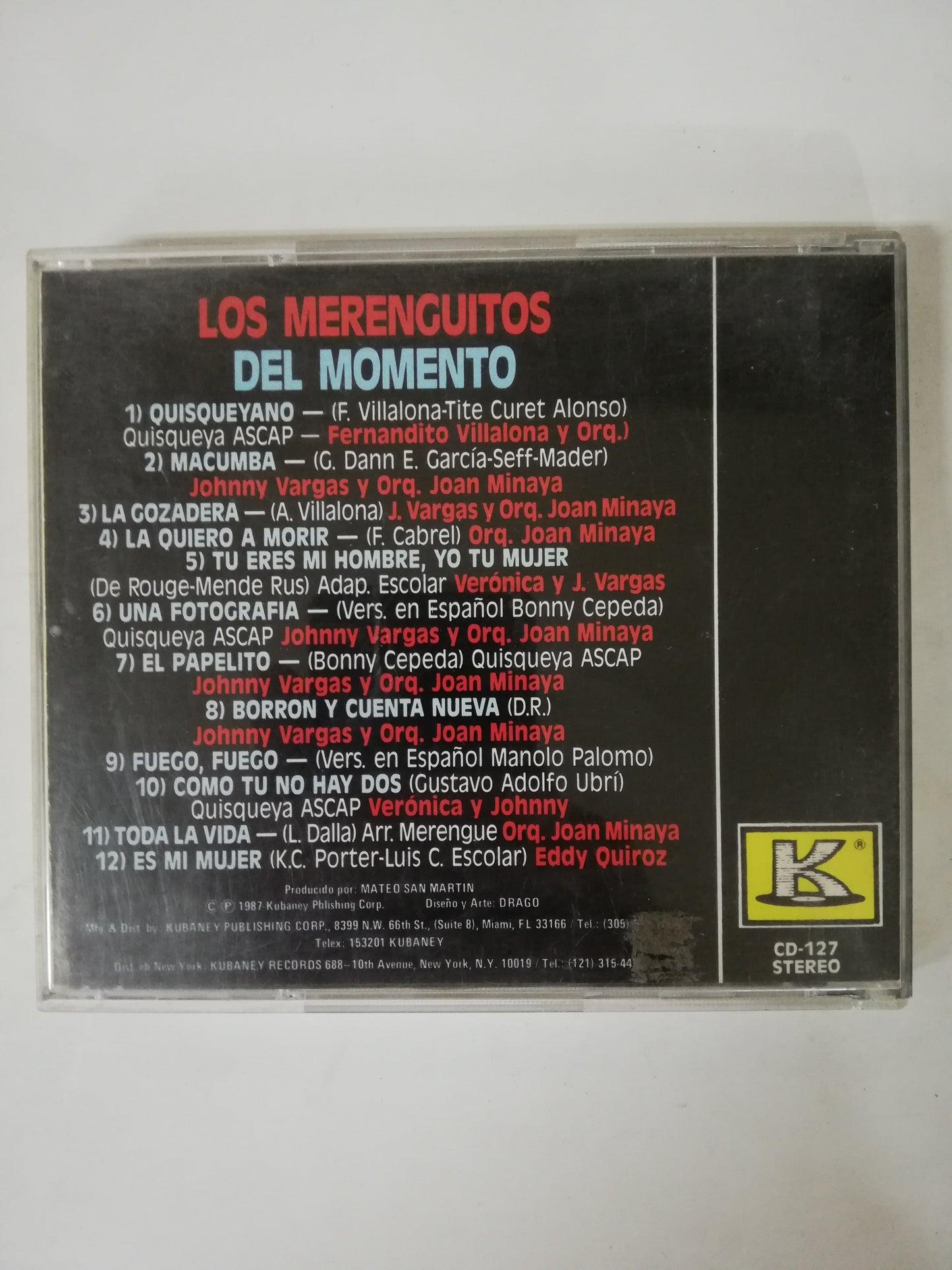 CD LOS MERENGUES DEL MOMENTO - VARIOS INTÉRPRETES