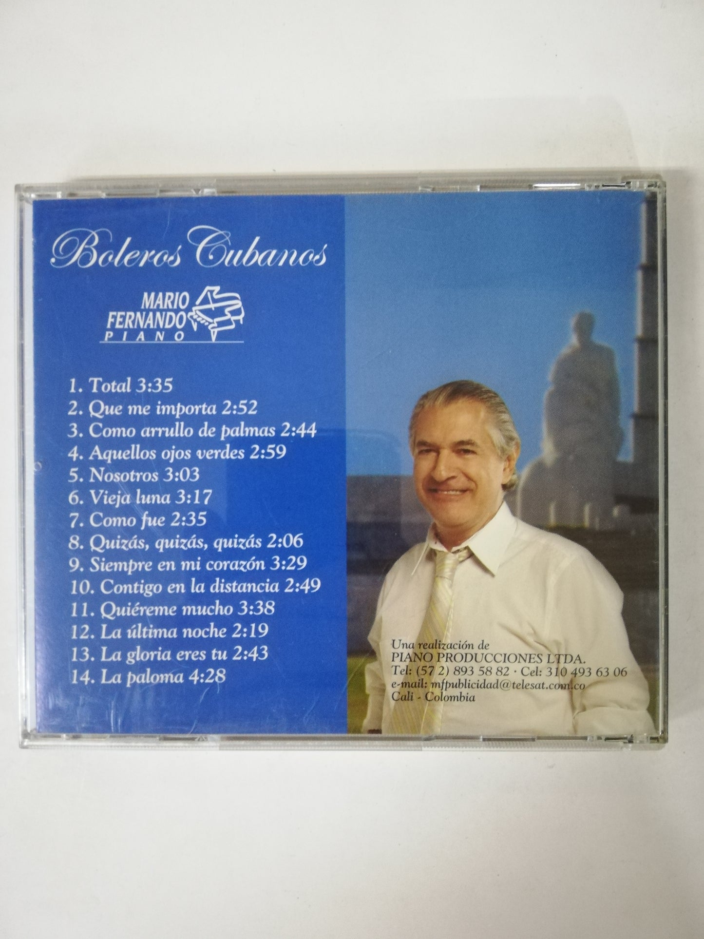 CD MARIO FERNANDO PIANO - BOLEROS CUBANOS