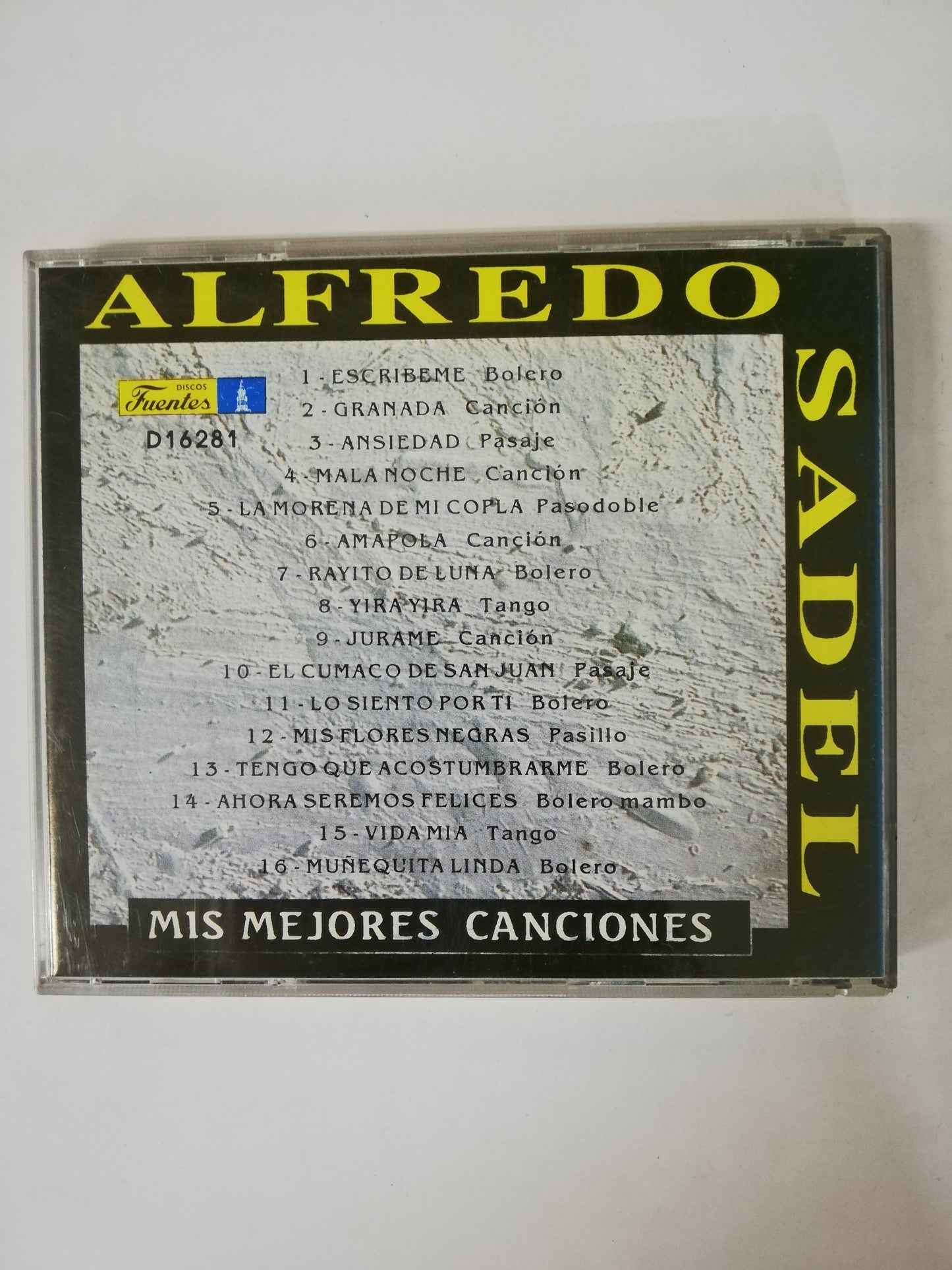 CD ALFREDO SADEL - MIS MEJORES CANCIONES