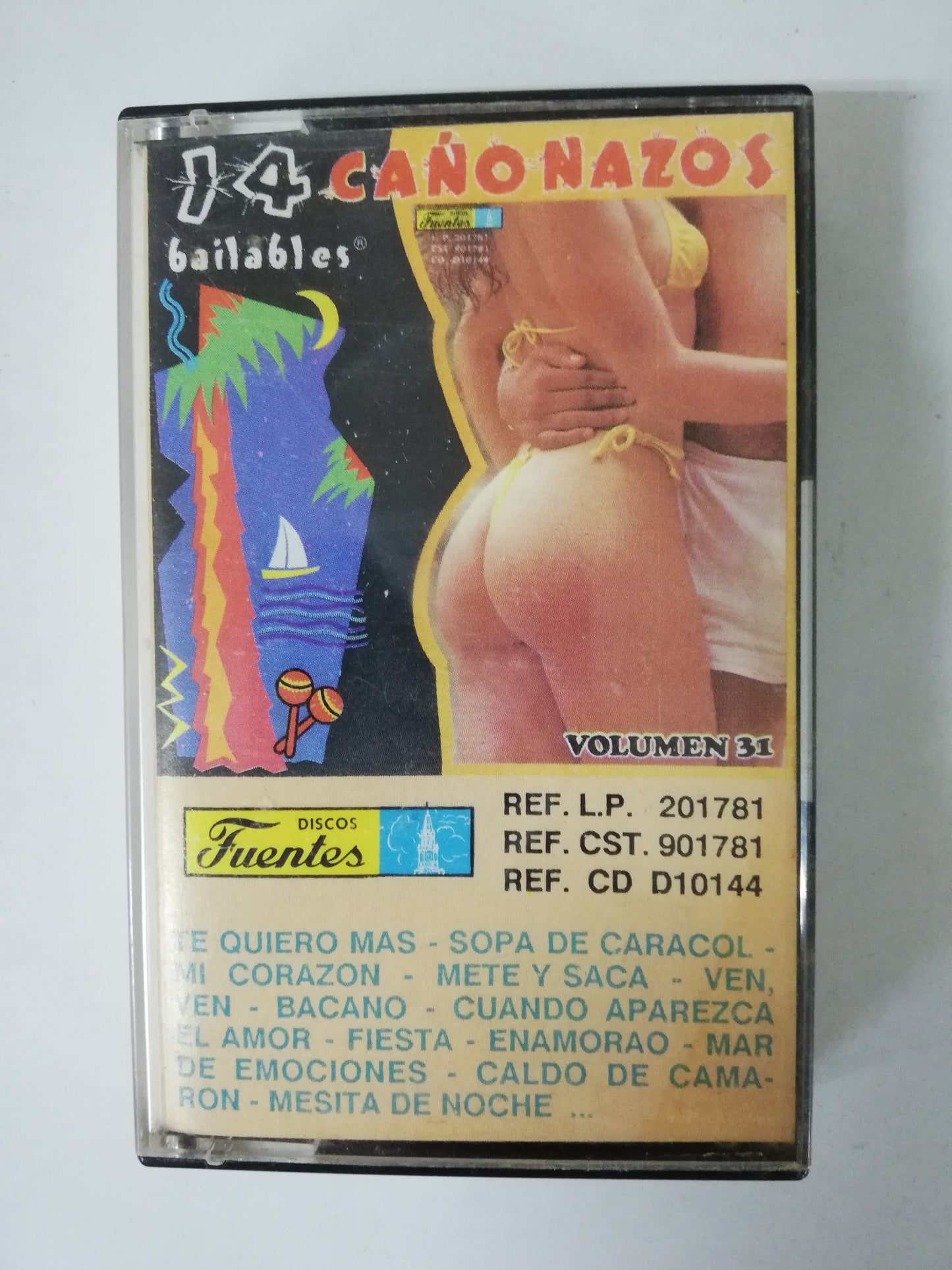 CASSETTE 14 CAÑONAZOS BAILABLES - 14 CAÑONAZOS BAILABLES VOL. 31