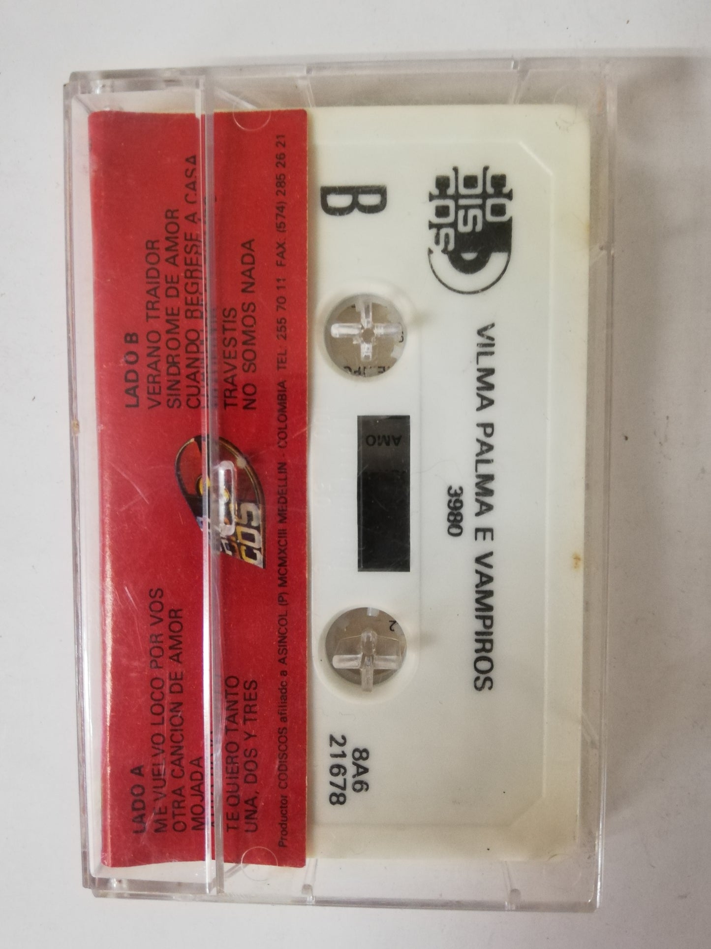 CASSETTE VILMA PALMA E VAMPIROS - 3980