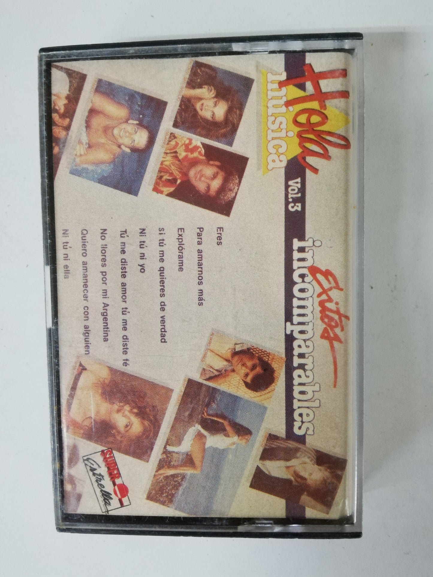 CASSETTE HOLA MÚSICA VOL. 3 - EXITOS INCOMPARABLES